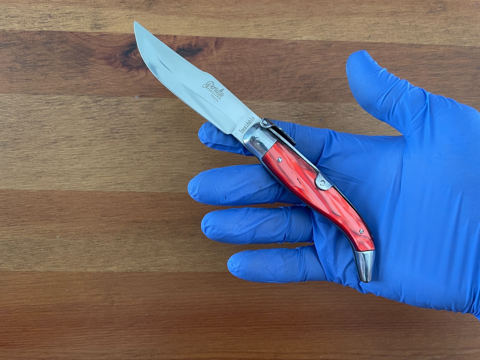 3.3″ Spanish Navaja Pocket Knife Celluloid Scales Handcrafted in Spain US Seller