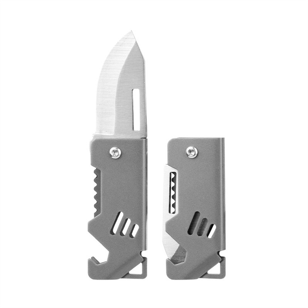 Mini EDC Foldable Pocket Knife Keychain Survival Tool Bottle Opener || US SELLER