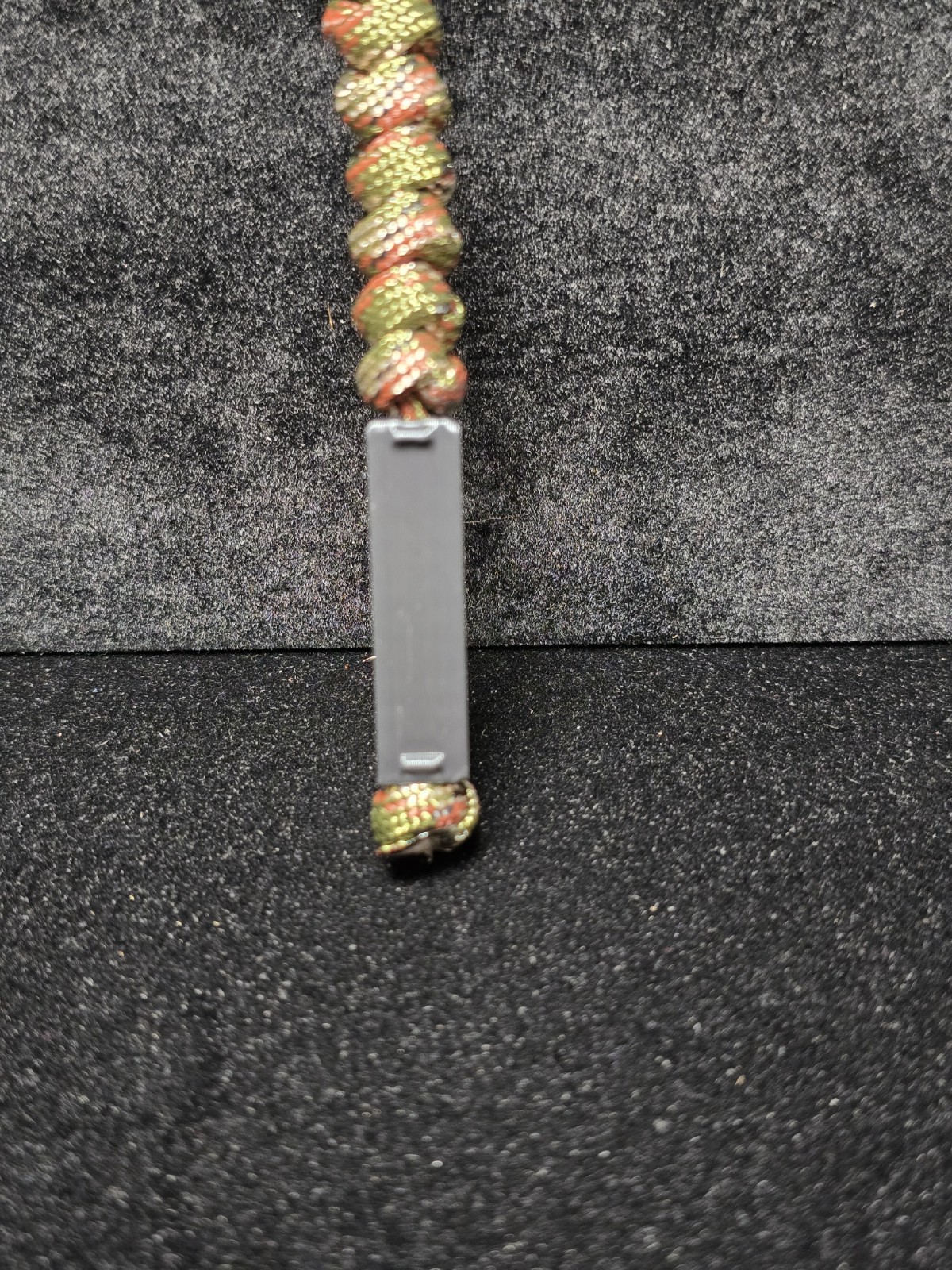 «Glock» EDC Folding/Fixed Knife Zipper Pull Paracord Lanyard 3d Printed Bead