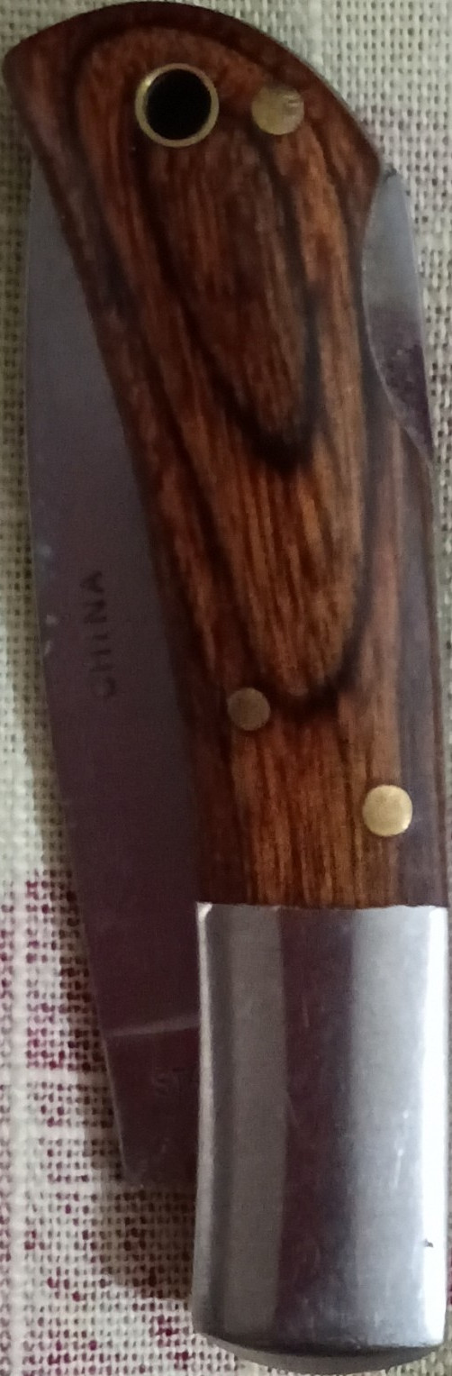 Carolina Carolina Lockback Pocketknife Clip Point 2.76-4in SS Blade Wood
