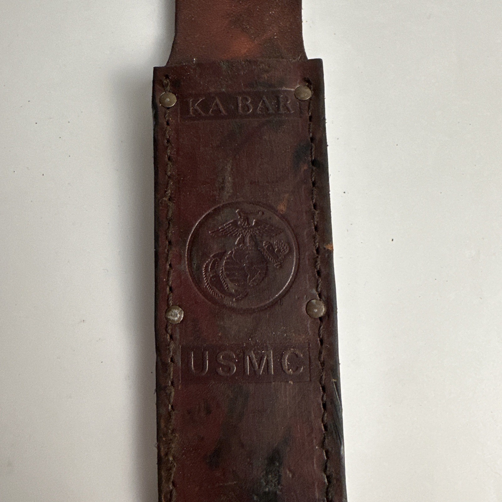 KA-BAR USMC KABAR 7” Serrated Knife Made in Olean, NY. USA
