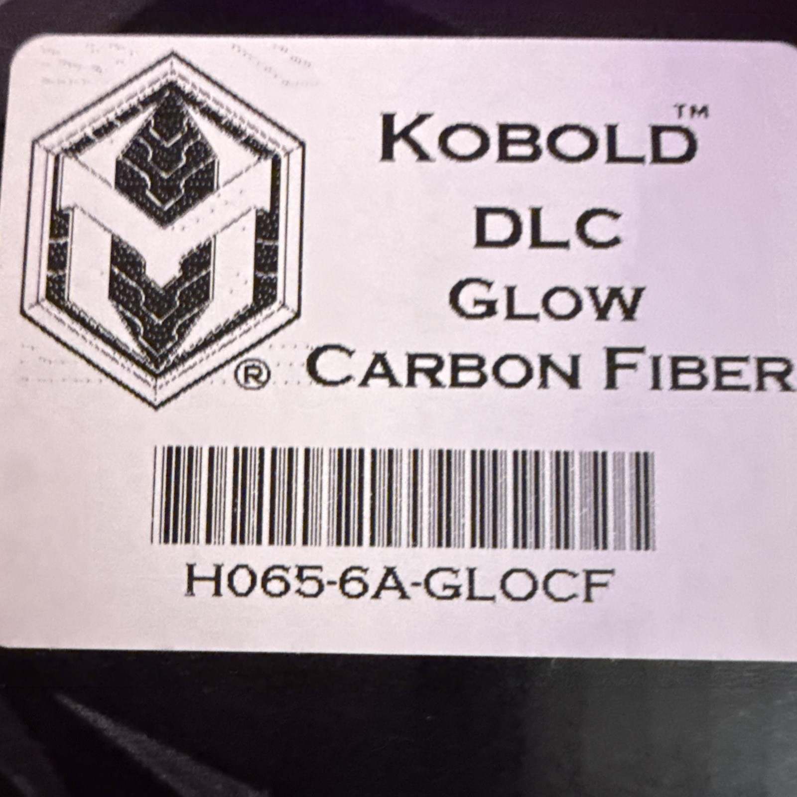 Heretic Kobold Bowie DLC MagnaCut Carbon Fiber Glow – H065-6A-GLOCF