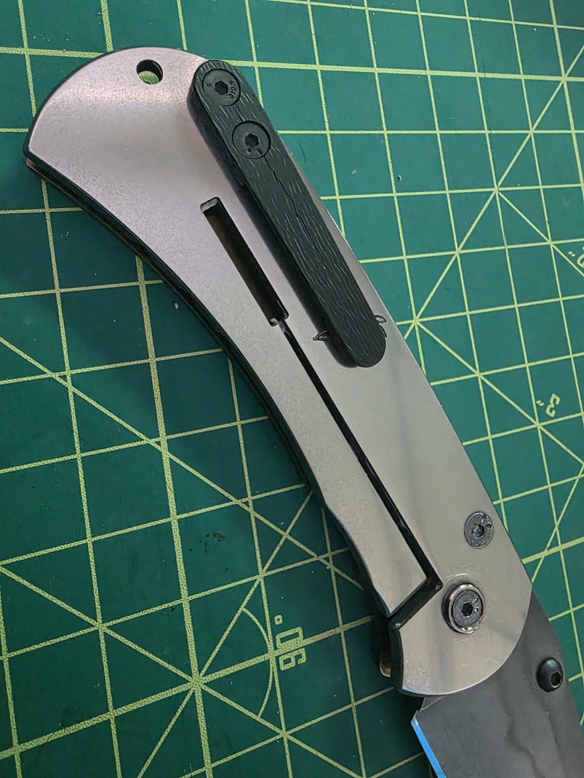 Vespid Edge APEX SPECTRE TITANIUM FOLDING KNIFE Carbon Fiber Clip Edc Pocket EDC