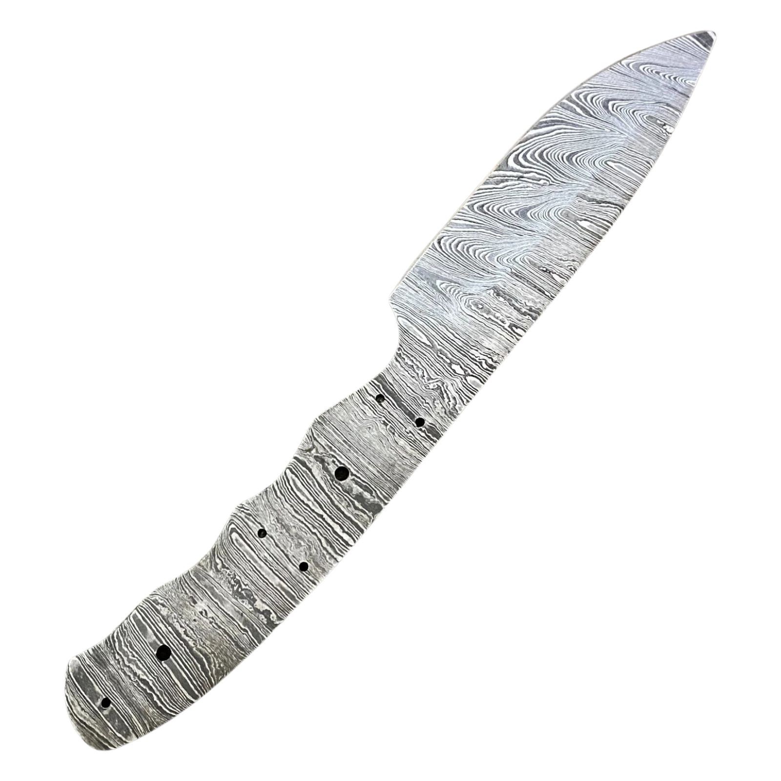 Premium Custom Damascus Knife Blank Crafting Tool Custom Gift DIY Blade Making