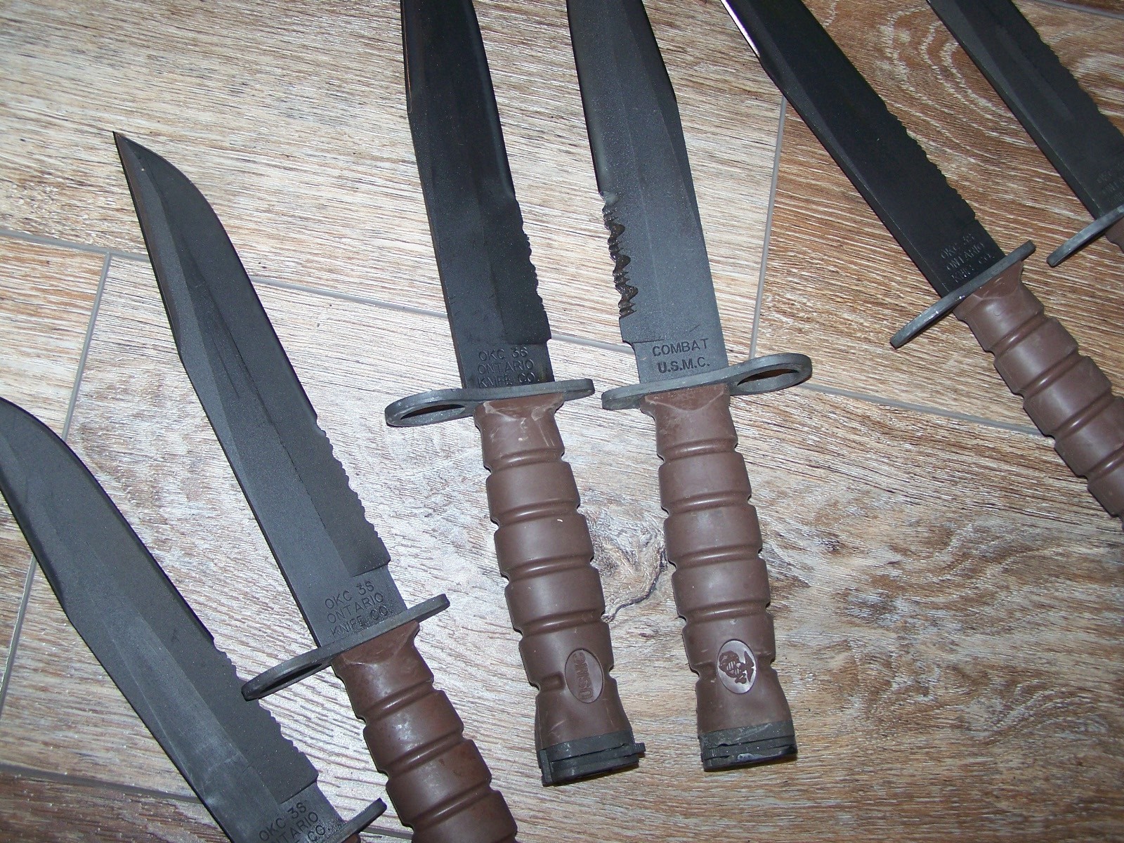 Vintage Knife OKC-3S OKC3S GENUINE USMC Military Ontario Knife Co MADE USA