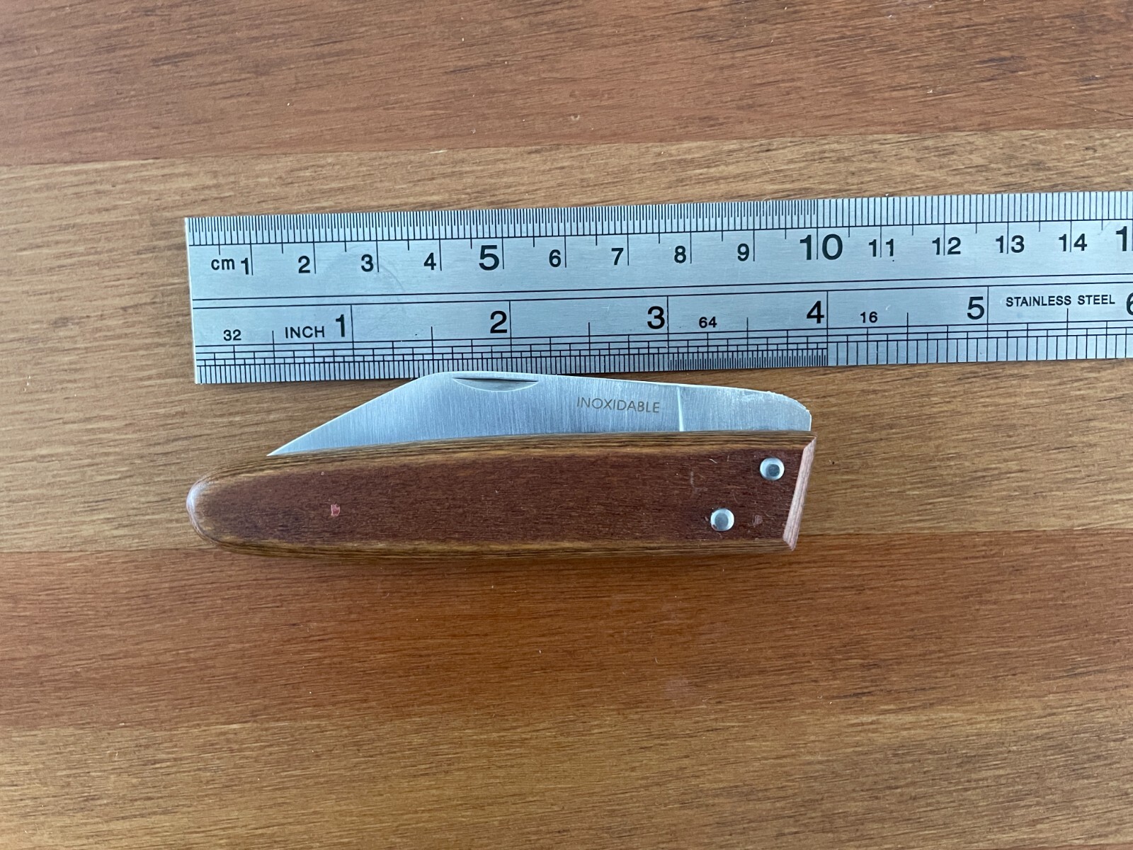 3.14 in. / 8cm – Navaja Pastora Albacete Knife Stainless No Lock – USA Seller