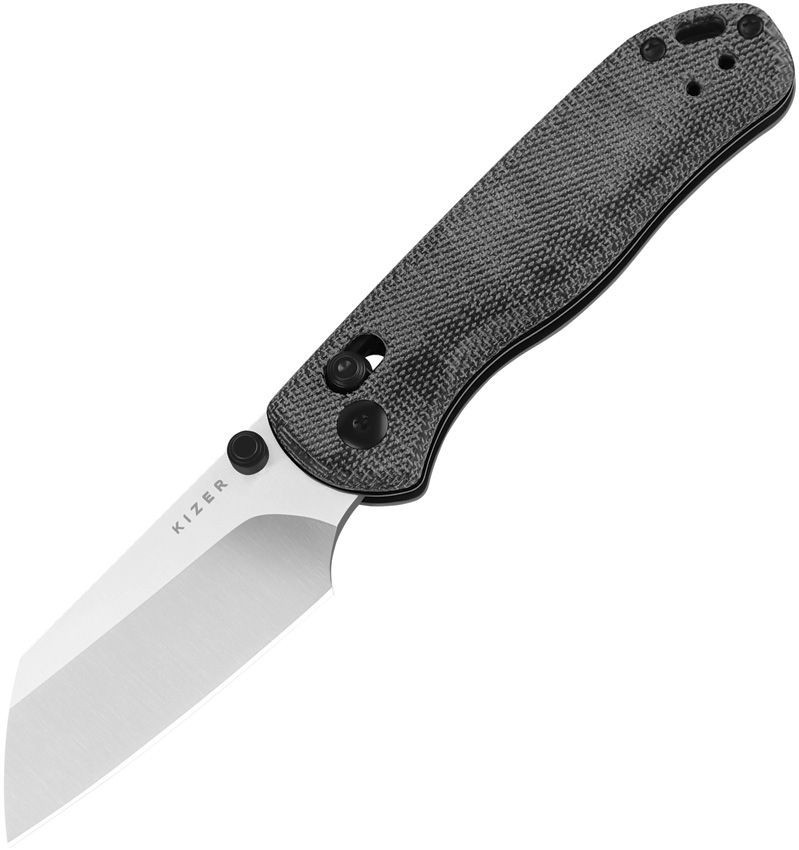 Kizer Cutlery Drop Bear 2 Folding Knife 2.88″ Nitro V Steel Blade Micarta Handle