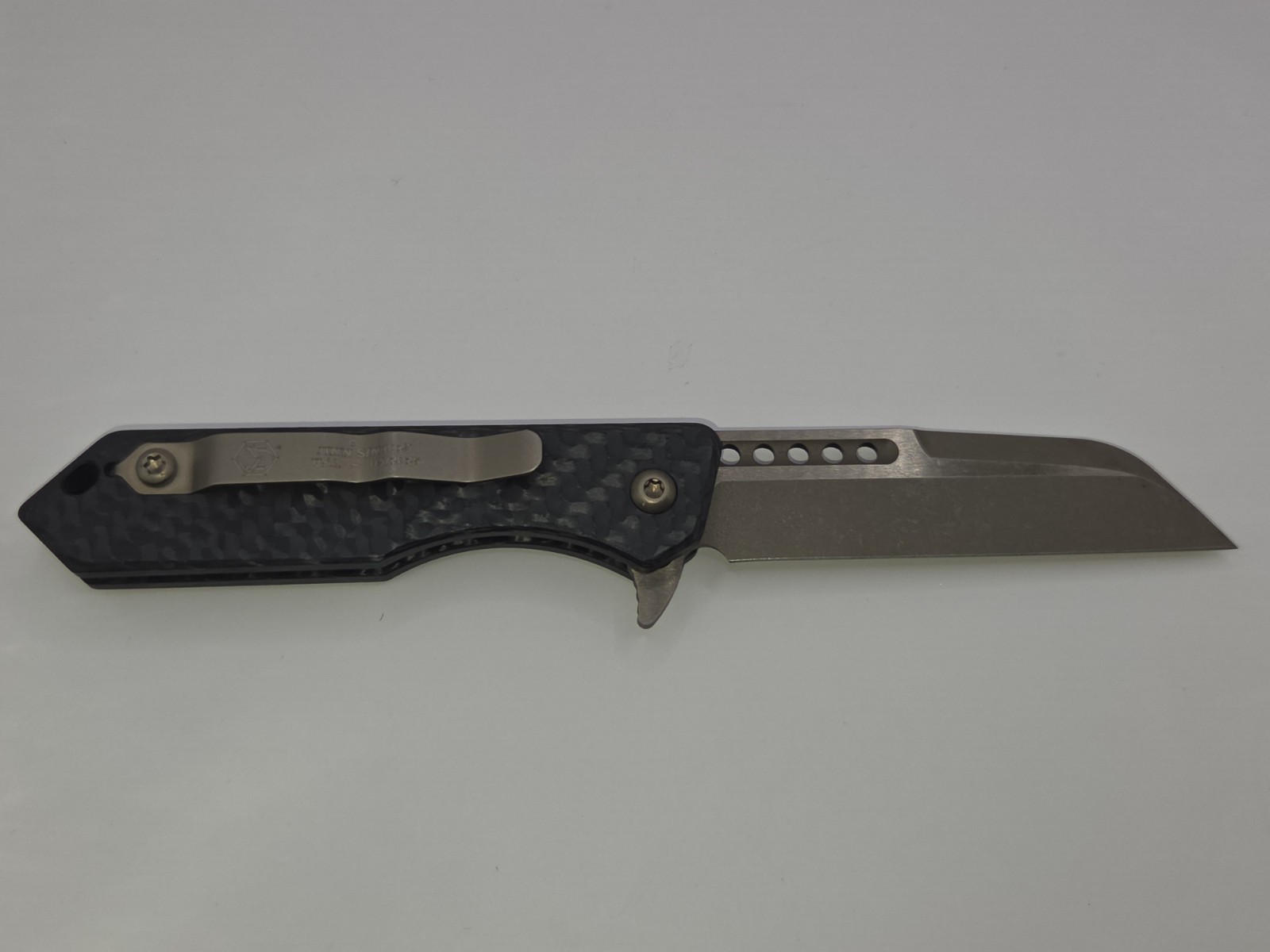 Heretic Knives Jinn Carbon Fiber Manual Pocketknife H213-7A-CF