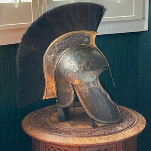 Brad Pitt Troy Helmet Greek Achilles Trojan Helmet Movie Trojan
