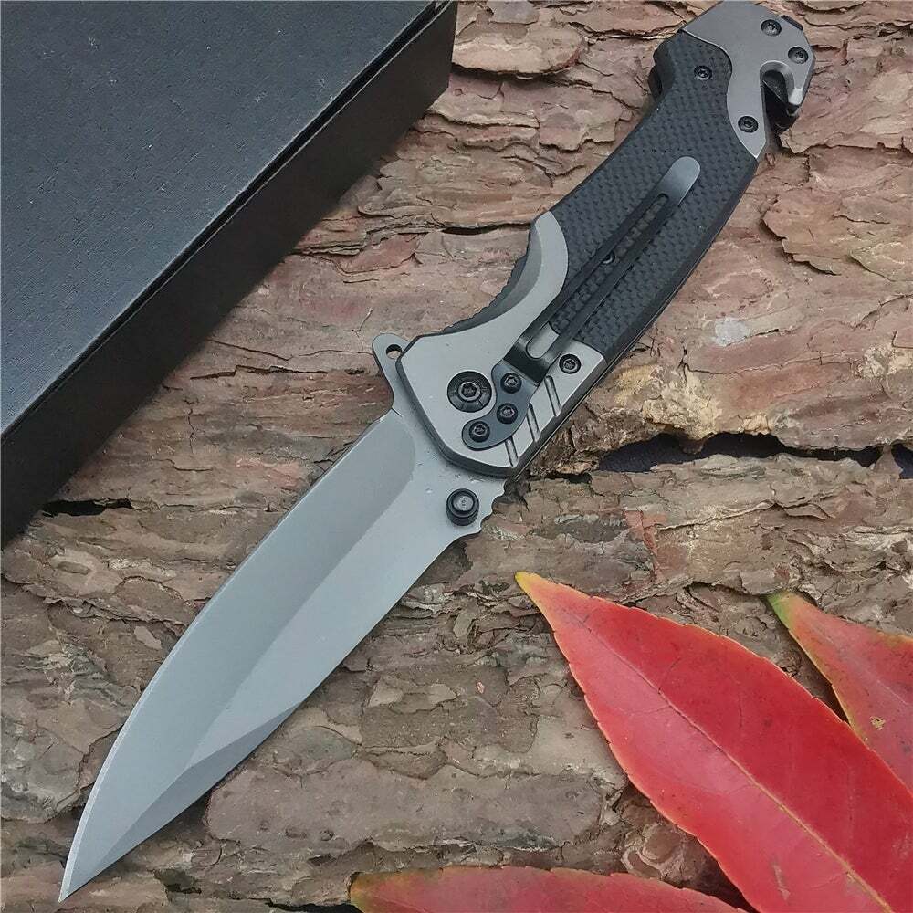 Outdoor Self-defense Wild Hunting Folding Wilderness Survival Tactical Knife
