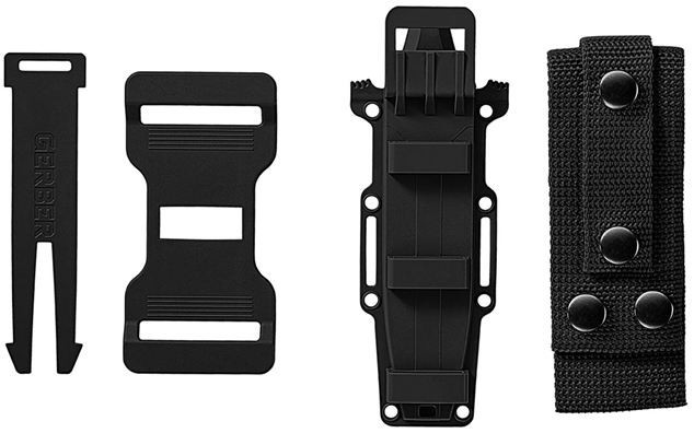 Gerber Strongarm Magnacut Fixed Blade Survival Knife W/ Modular Molle Sheath