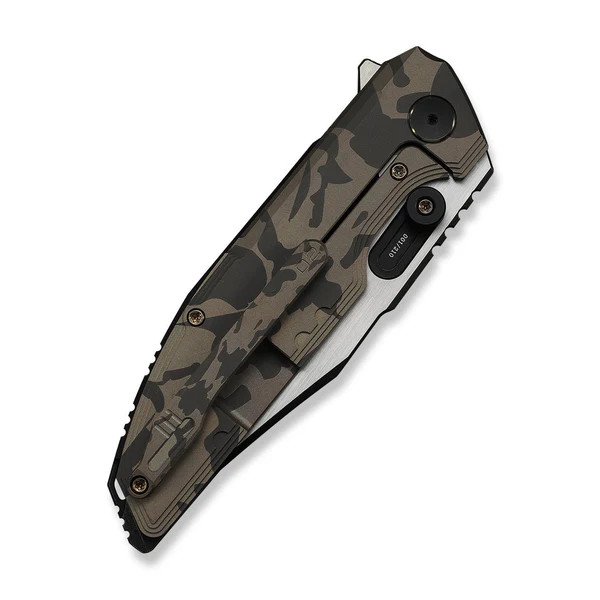 WE Knife Muster 1/210 23058-3 Desert Terrain Titanium M390 Stainless Steel