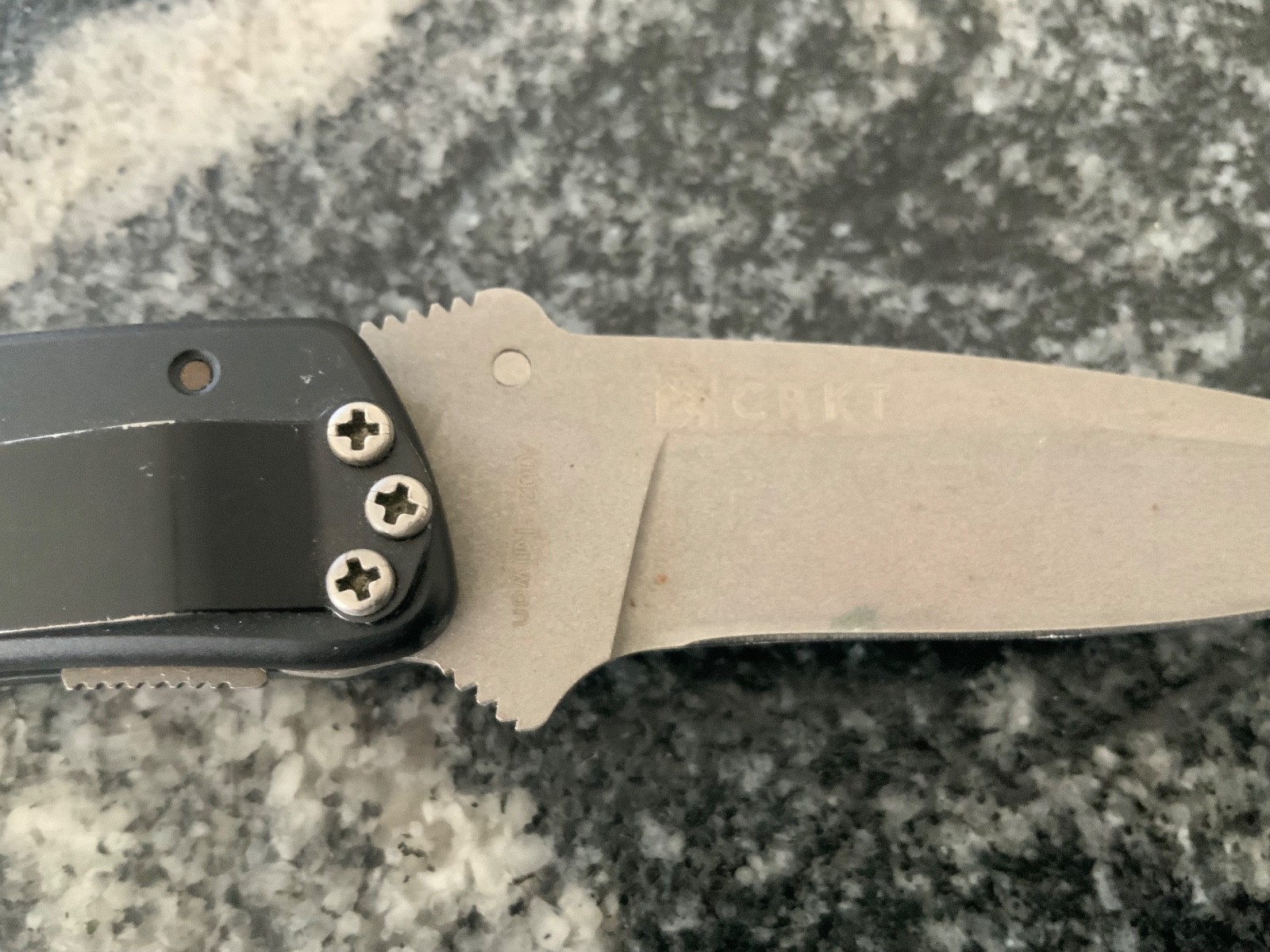 CRKT Apache 2 Plain Blade (ATS 34) Knife