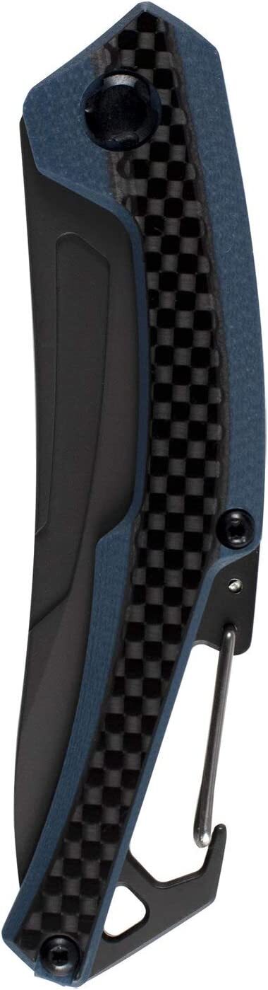 KERSHAW Discontinued – REVERB XL Manual Carbon Fiber Carabiner Clip knife 1225