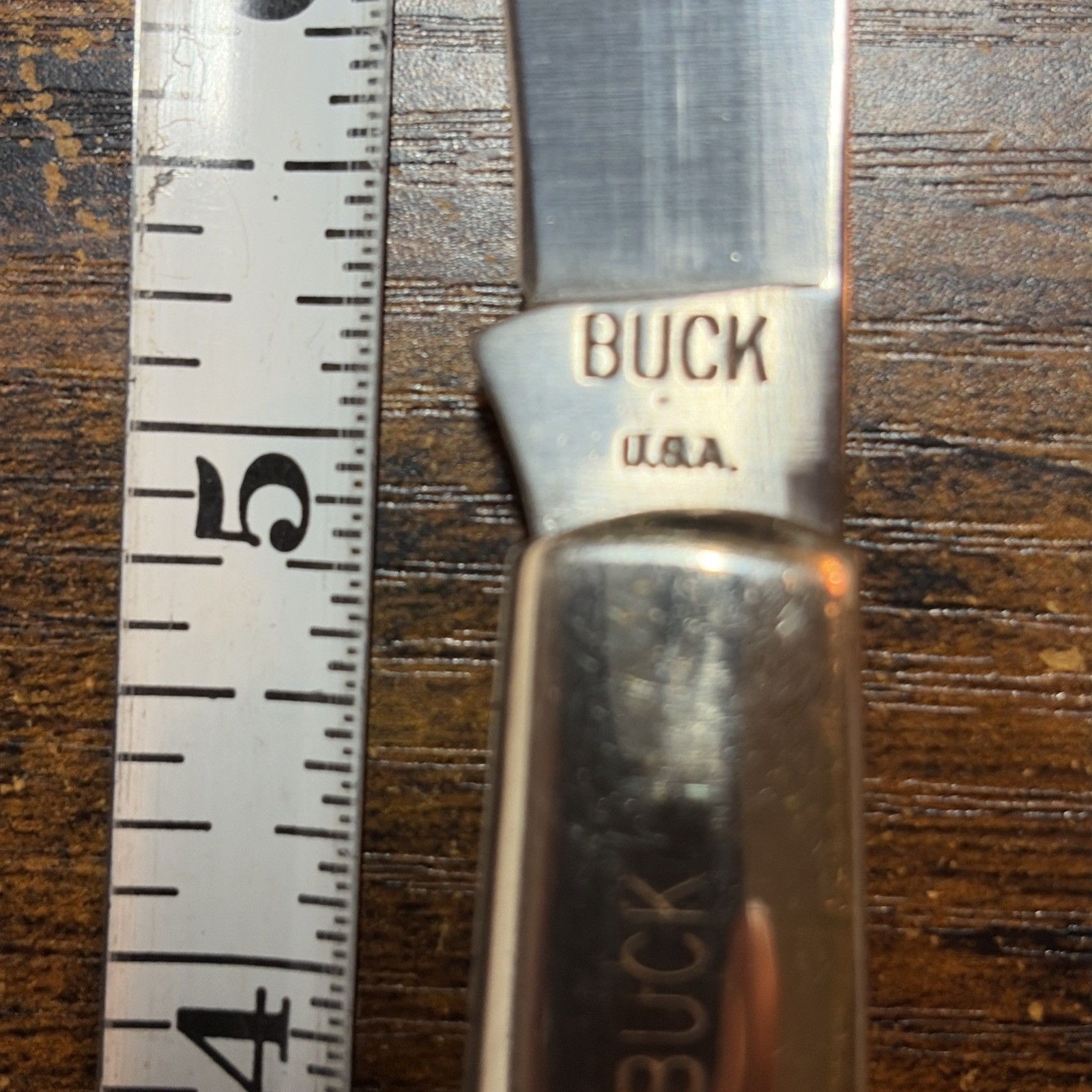 Buck Granddaddy Yellow Barehead Barlow USA -etched Blade -331-1 Of 900