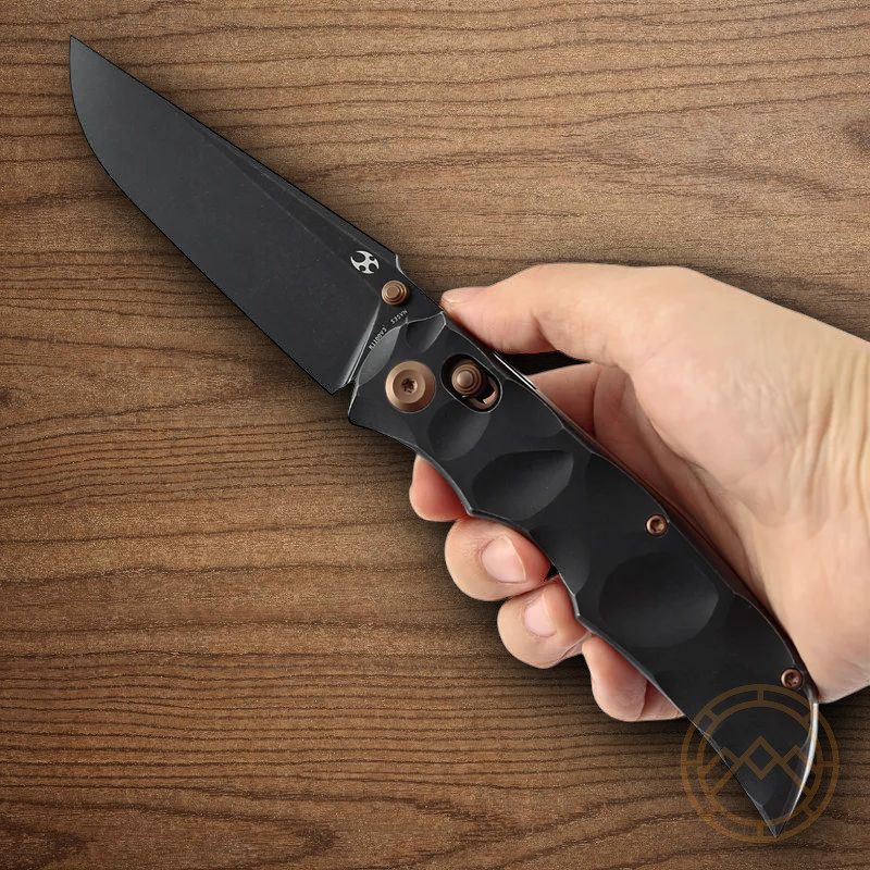 Kansept Knives SIF Folding Knife 3.75″ CPM S35VN Steel Blade Titanium Handle