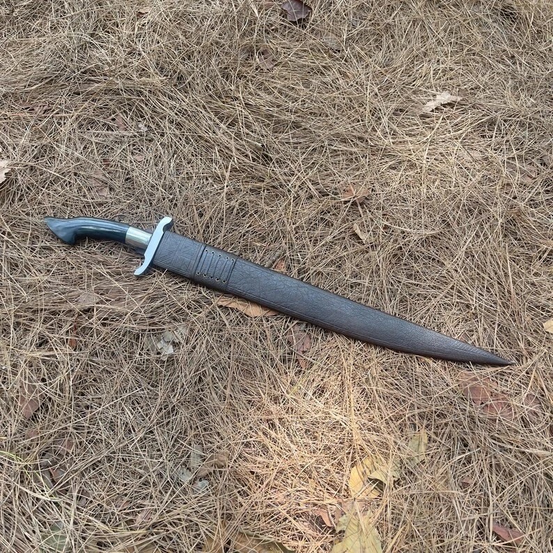 Custom Handmade Carbon Steel Blade Survival Viking Sword | Hunting Sword Camping