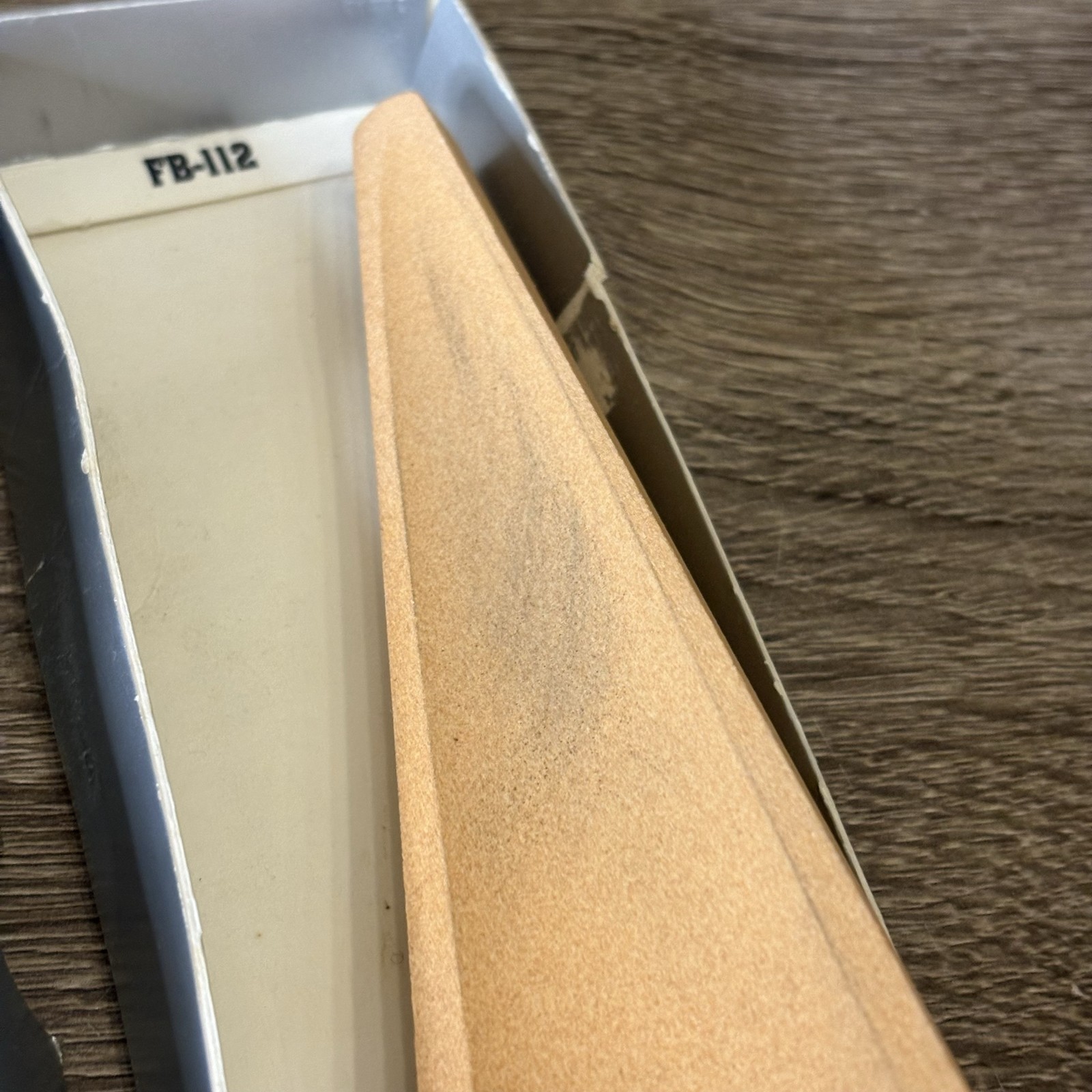 Norton India Special Gouge Slip Sharpening Stone FS-76 Fine Oil Filled