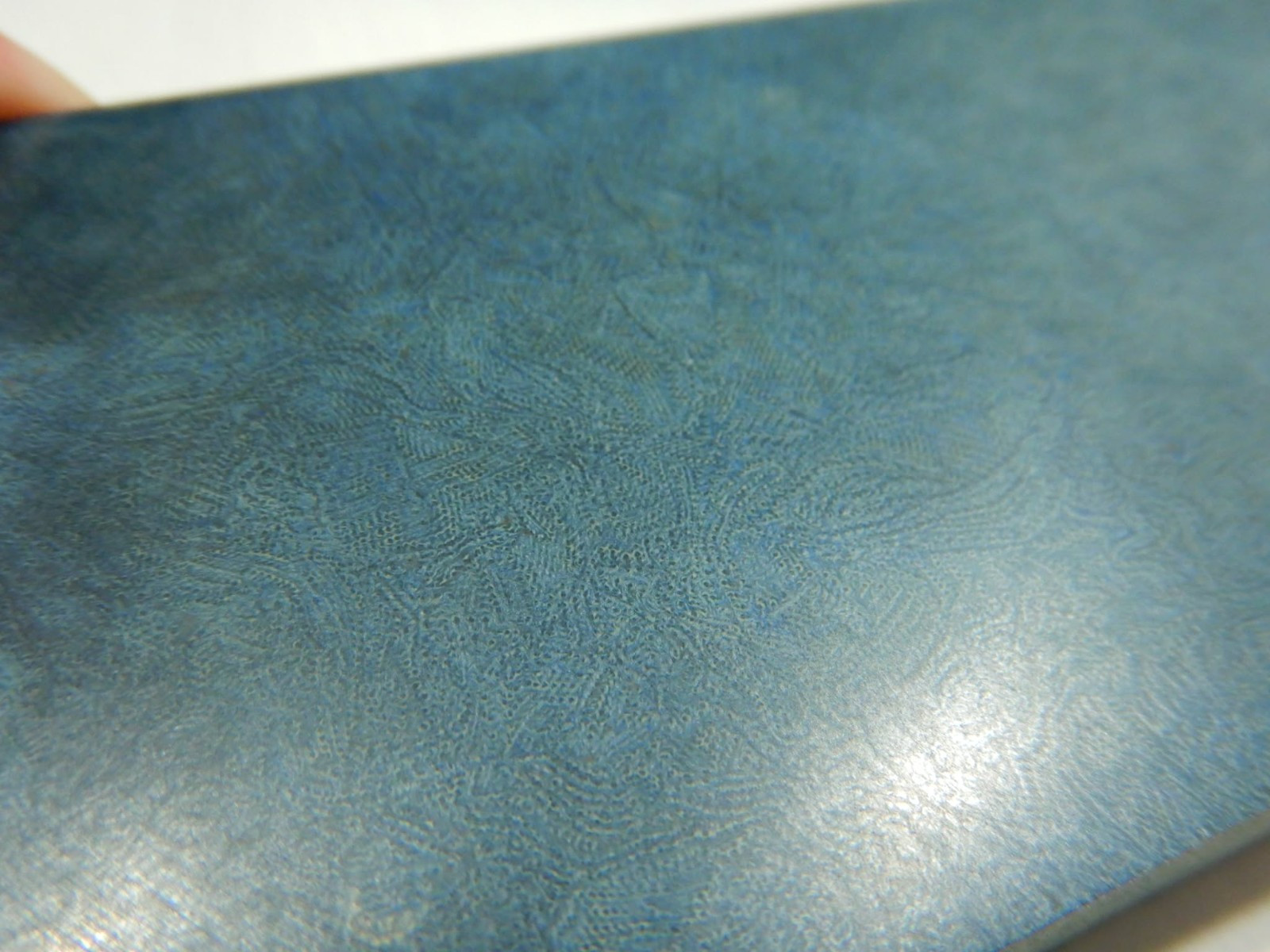 Vintage Blue Rag Micarta/Phenolic (N0340)