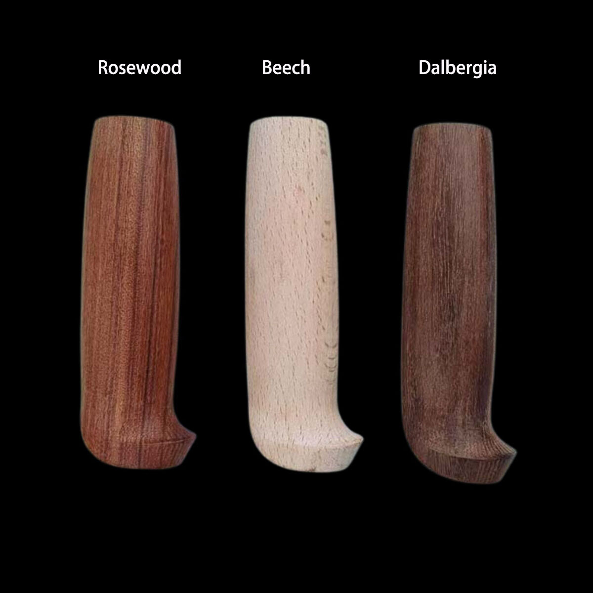 New Solid Wood Knife Handle Handlebar DIY Tool Wooden Knife Grip Craft Material