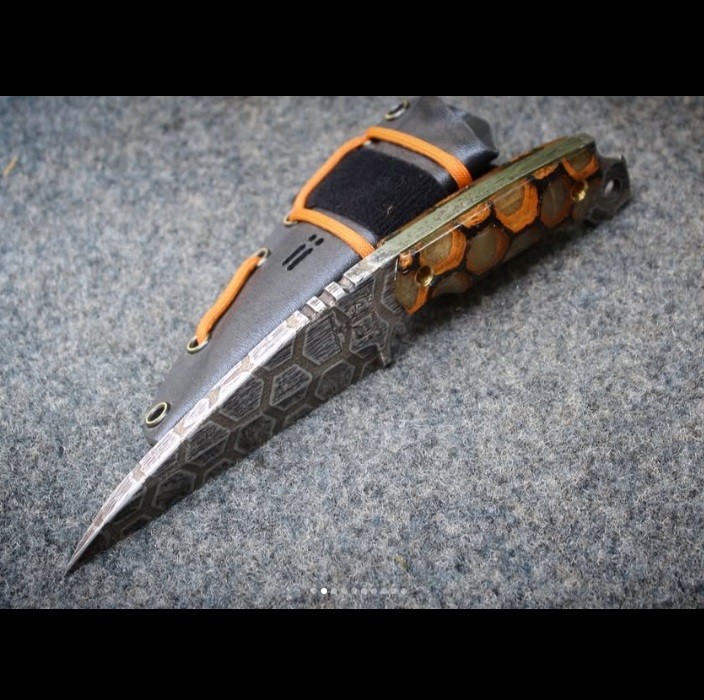 integrity implements RTS WharnC3V #001 CPM3V Static-Hex GiD handcrafted knife