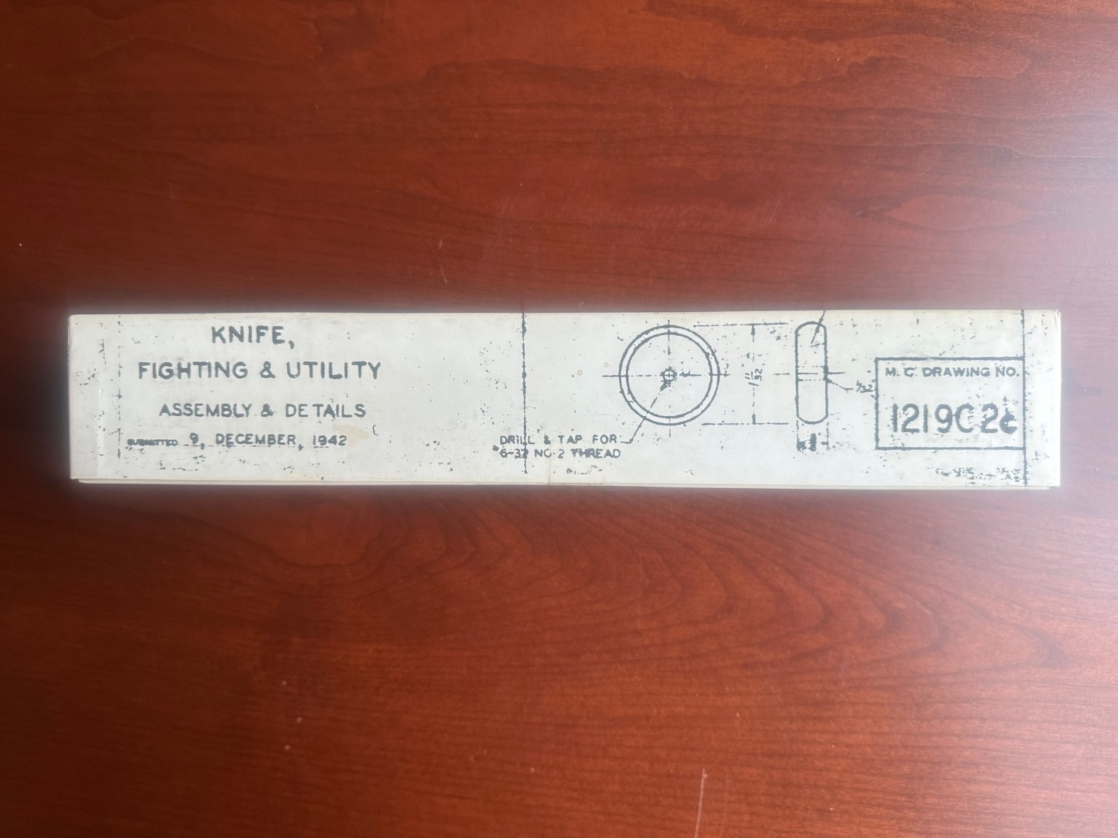 KA-BAR USMC Fighting Knife 02-1217 with .50 Cal Pen, NIB
