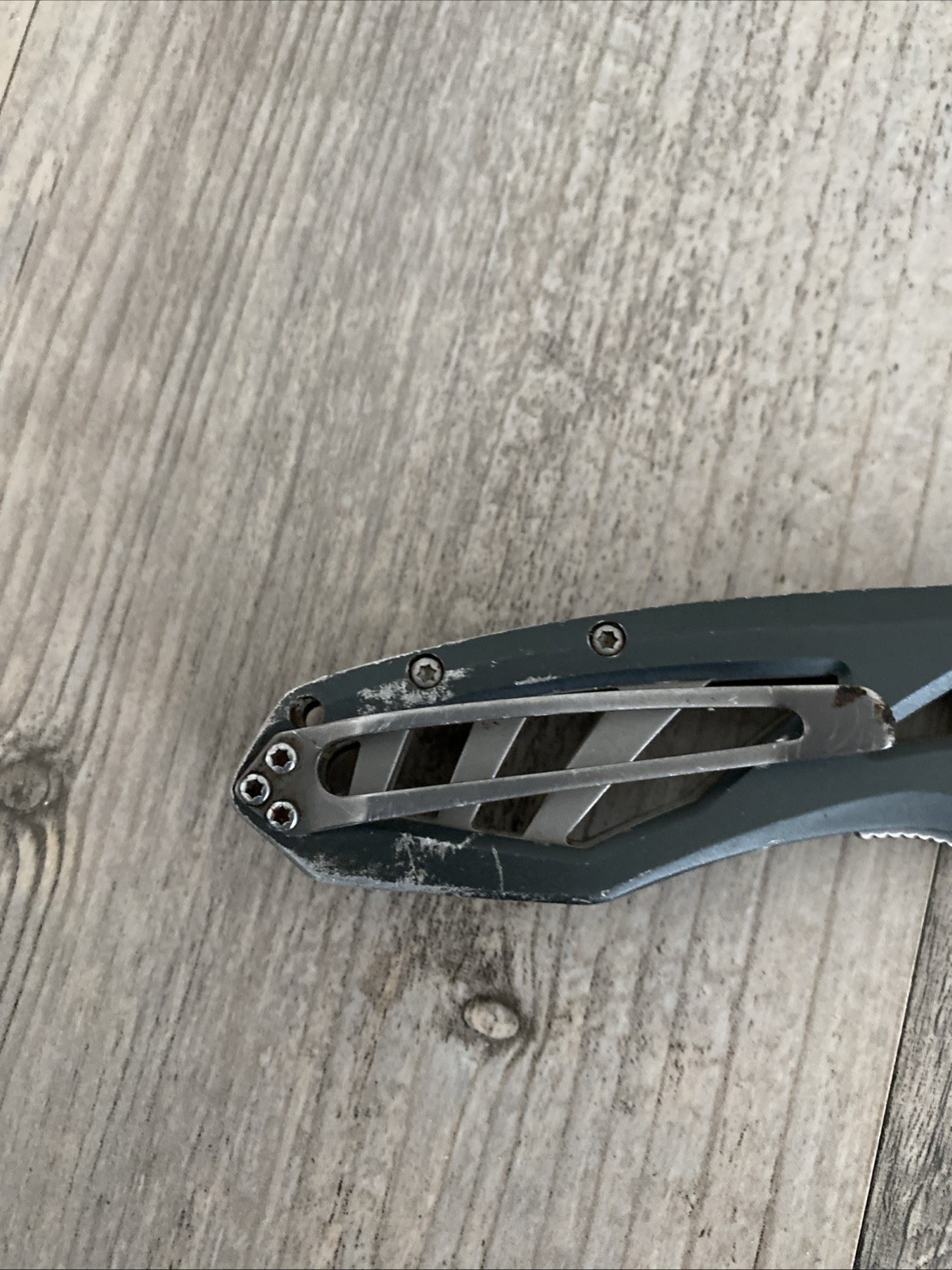 GERBER 4660116A1 GRAY METAL LOCKING TACTICAL KNIFE BELT CLIP