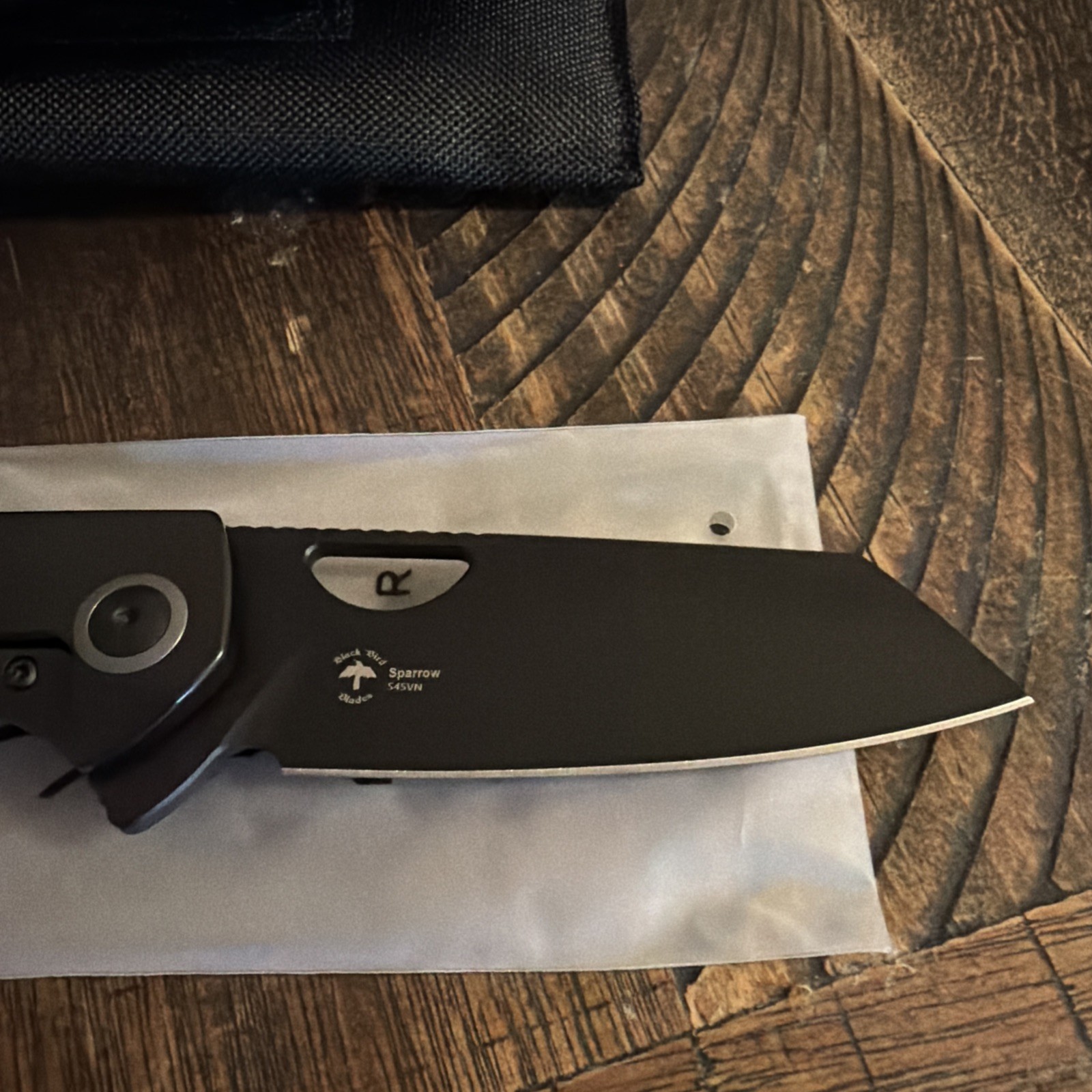 Kizer Sparrow Folding Knife S45VN Blade Titanium Carbon Fiber handle & EXTRAS