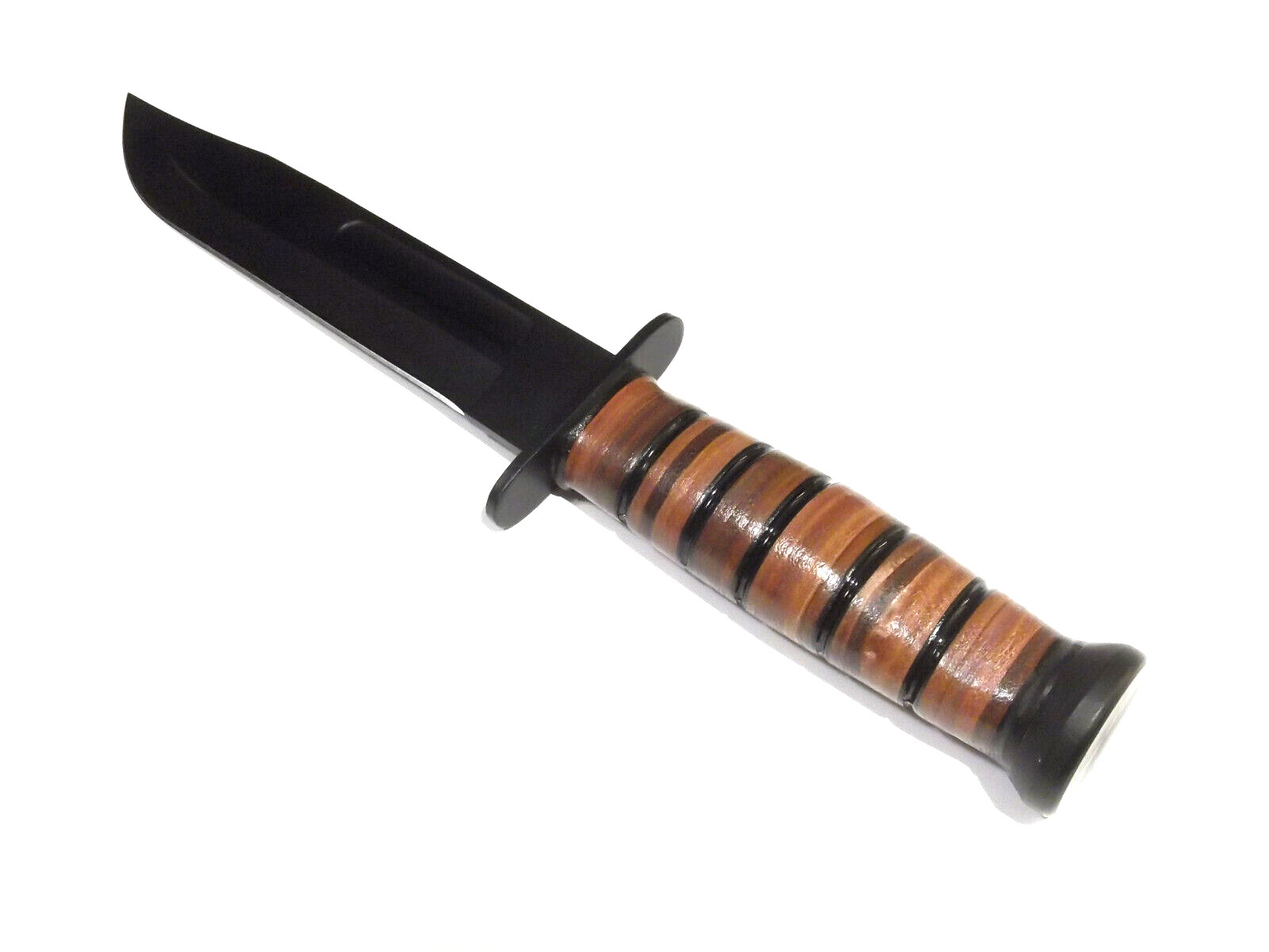 USMC style Military Combat Fighter leather fixed blade knife 12″ overall 211134