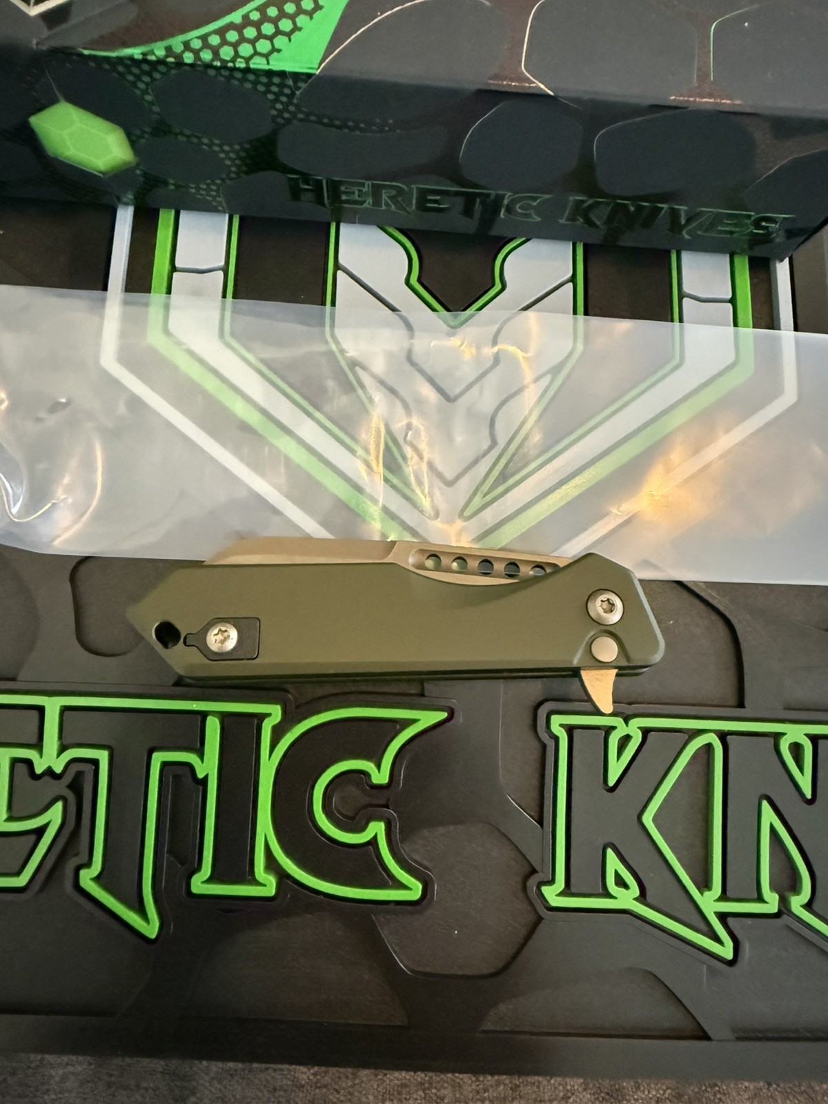 Heretic Jinn Manual – Green Aluminum Bronze Magnacut NIB!!!