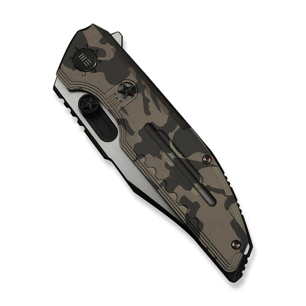 WE Knife Muster 1/210 23058-3 Desert Terrain Titanium M390 Stainless Steel