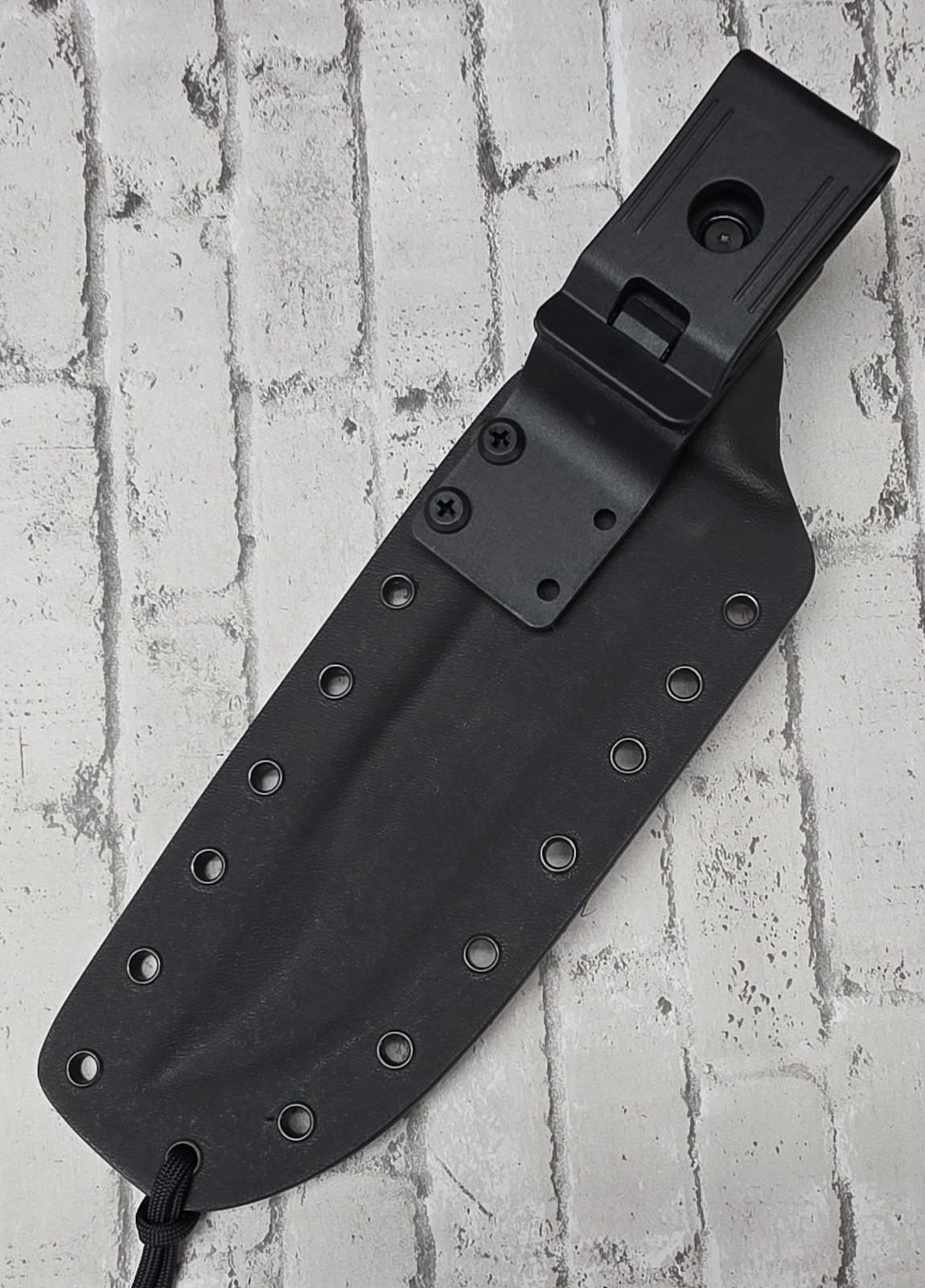 KYDEX SHEATH for KA-BAR 1217 USMC FIGHTING KNIFE, DROP CLIP, HAND MADE, KAKY487