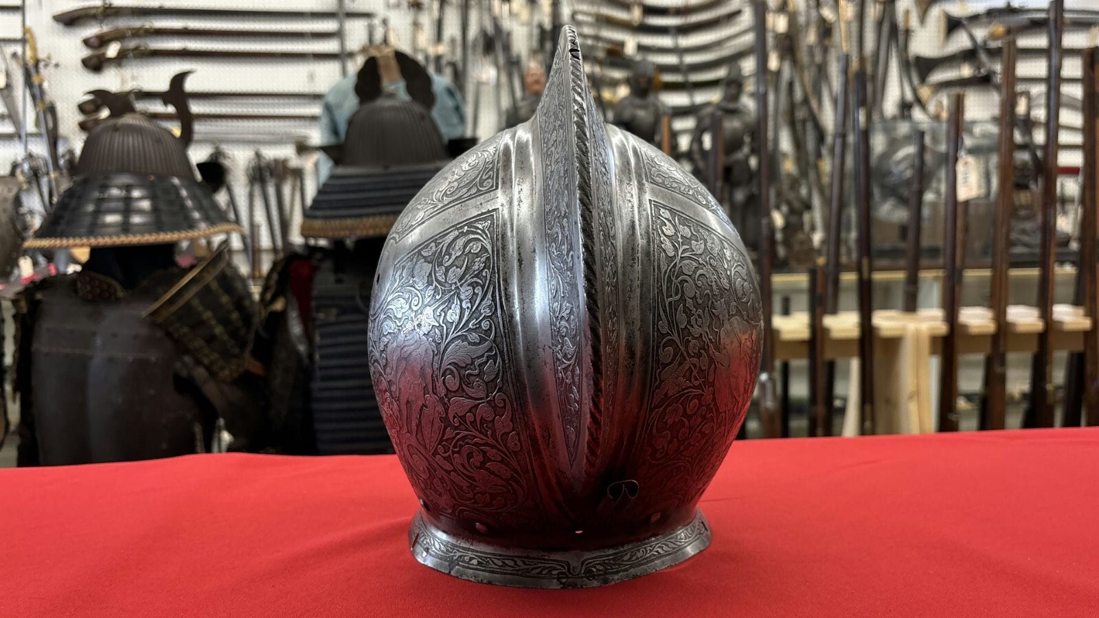 Very Fine Skull Of A Burgonet Helmet Possibly French Circa 1600