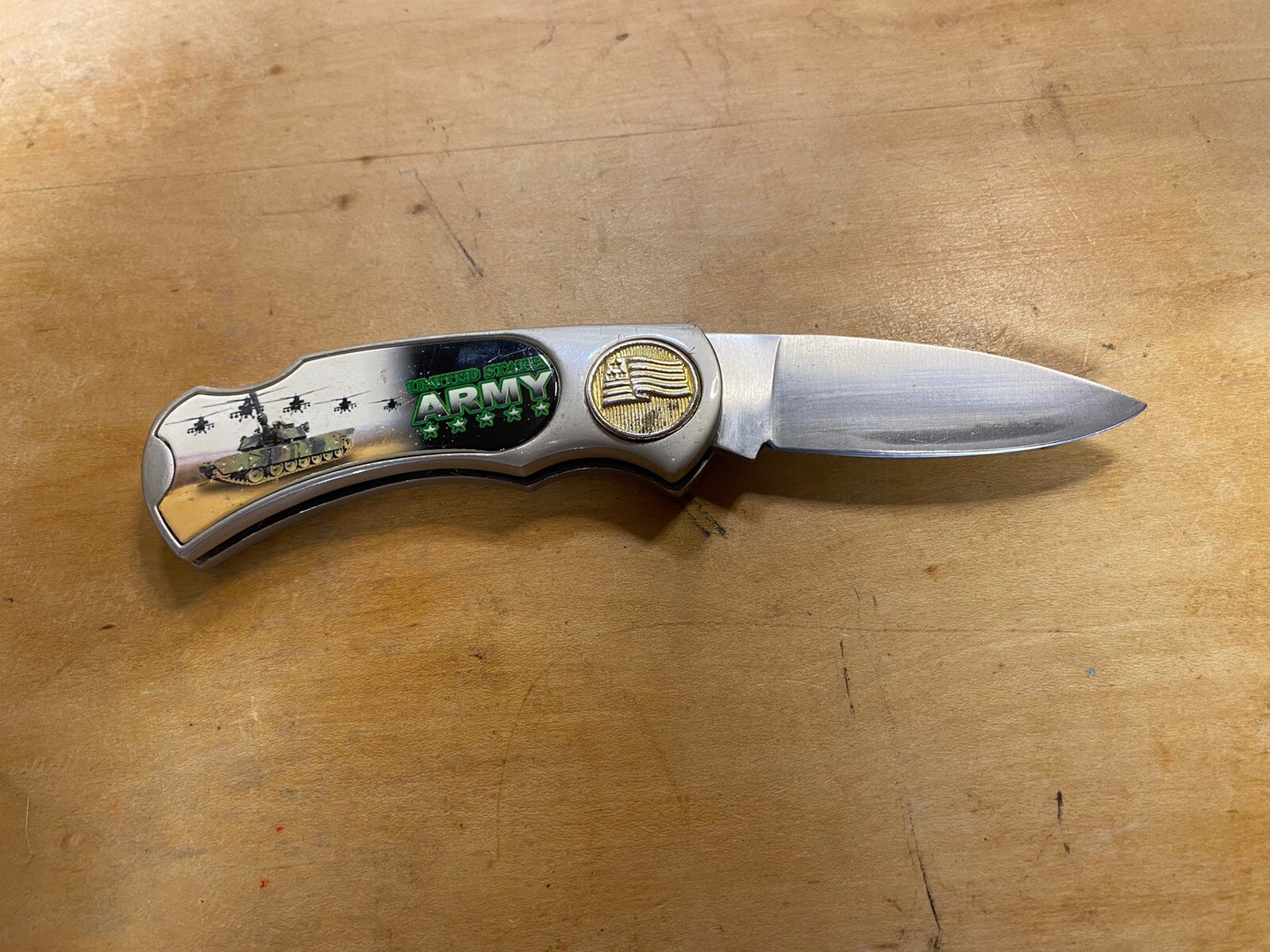 Commemorative United States Army Pocket Knife Made In China