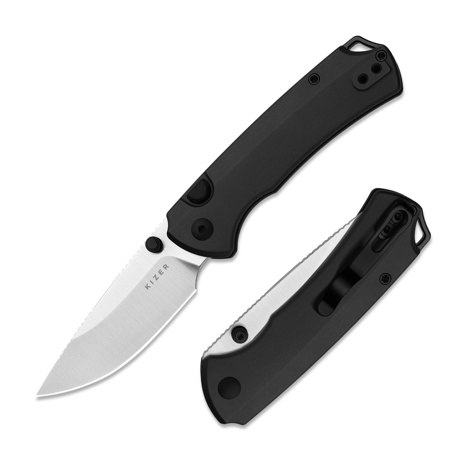 Kizer T1 BD EDC Folding Pocket Knife Elmax Blade Aluminum Handle Ki3490.2BDA1