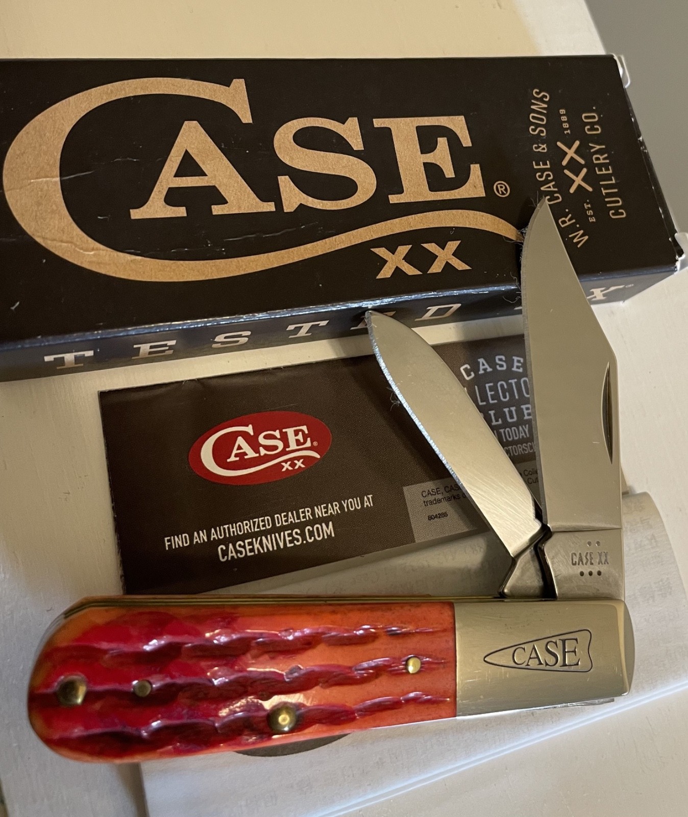 2025 Case XX CA42324 62009 1/2 SS Kinfolks Jigged Indian Paint Brush Bone Barlow