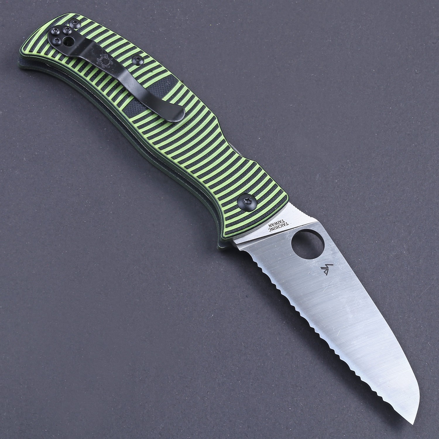 Green G10 Handle Liner Lock Tactical Big Large Pocket Camping Outdoor Pocket Kni
