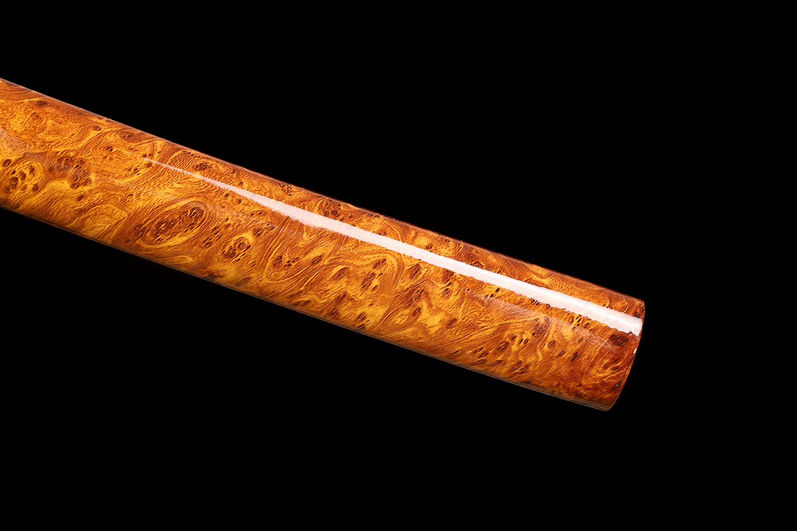 Polished Japanese Samurai Katana Sword L6 Steel Clay Tempered Real Hamon
