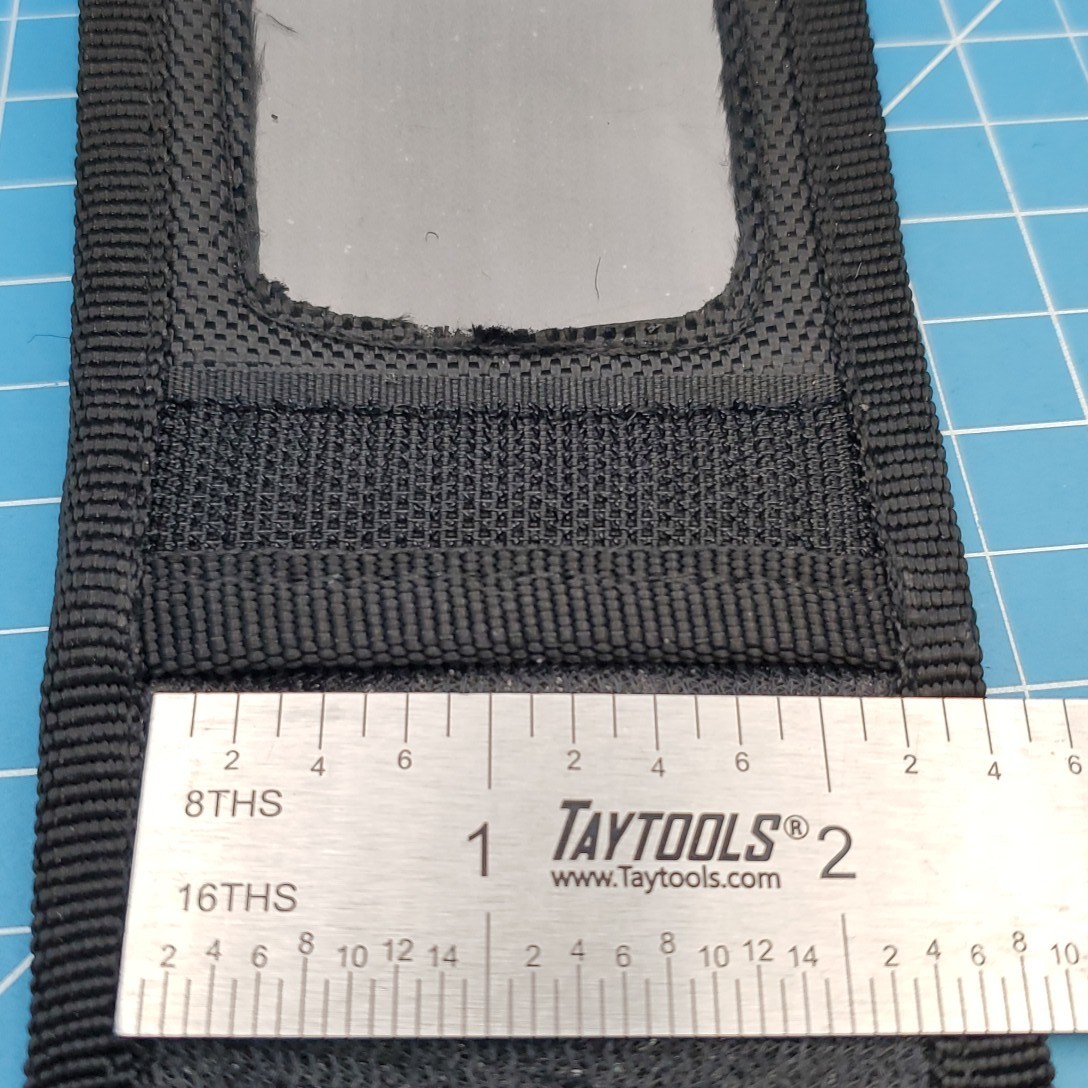 Folding Blade Knife Sheath Black Nylon Belt Pouch Case 5.5″x4.75″