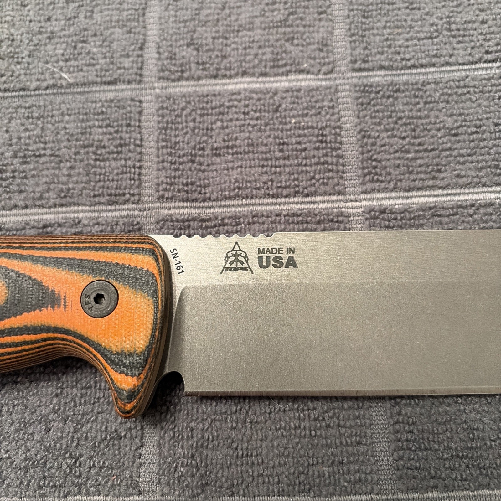 Architect Field Buddy 5.5″ TKC Fixed Blade Looks Unused Made By TOPS