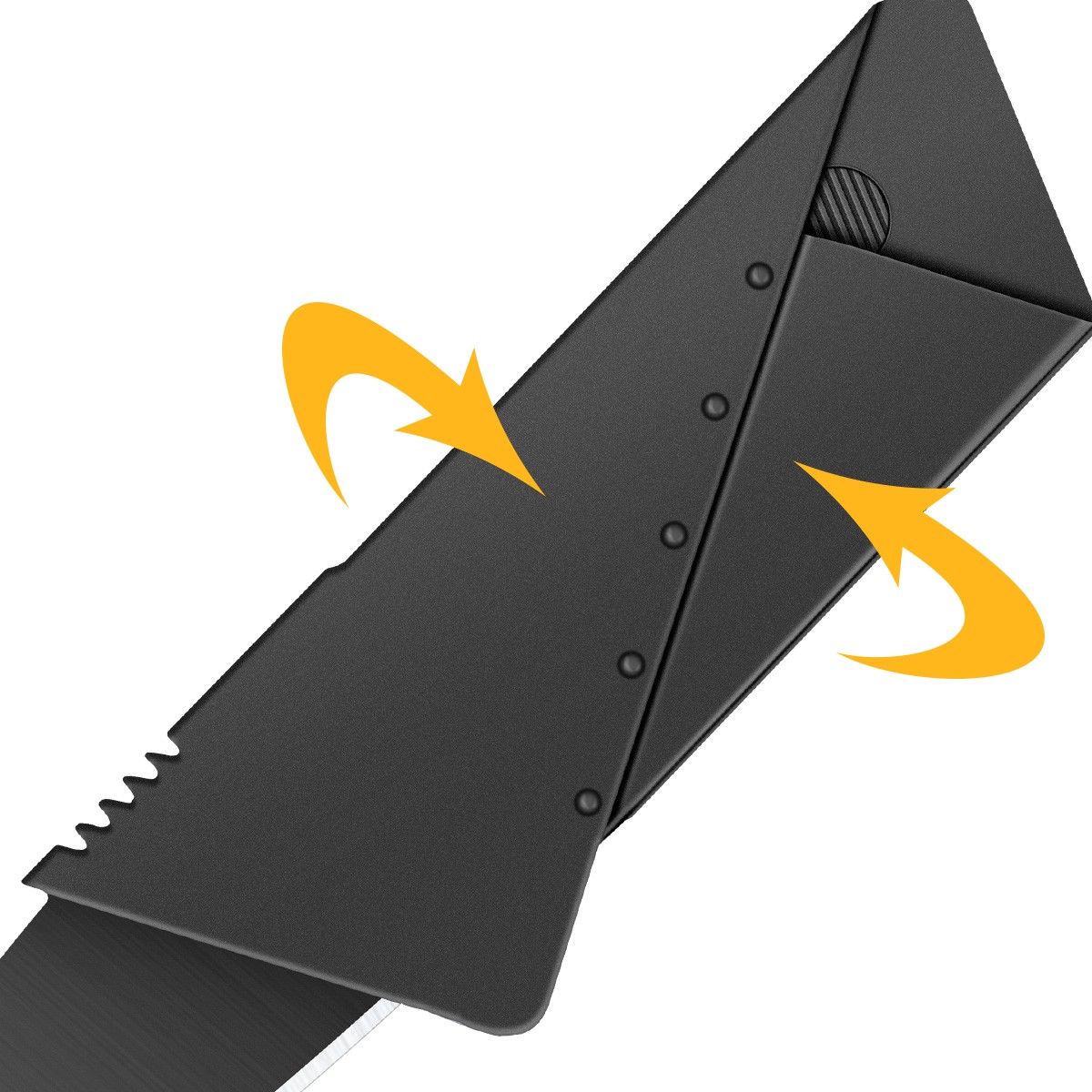 1-100 x Ultra Thin Folding Pocket Knives Sharp Hunting Knives Credit Cards Knife