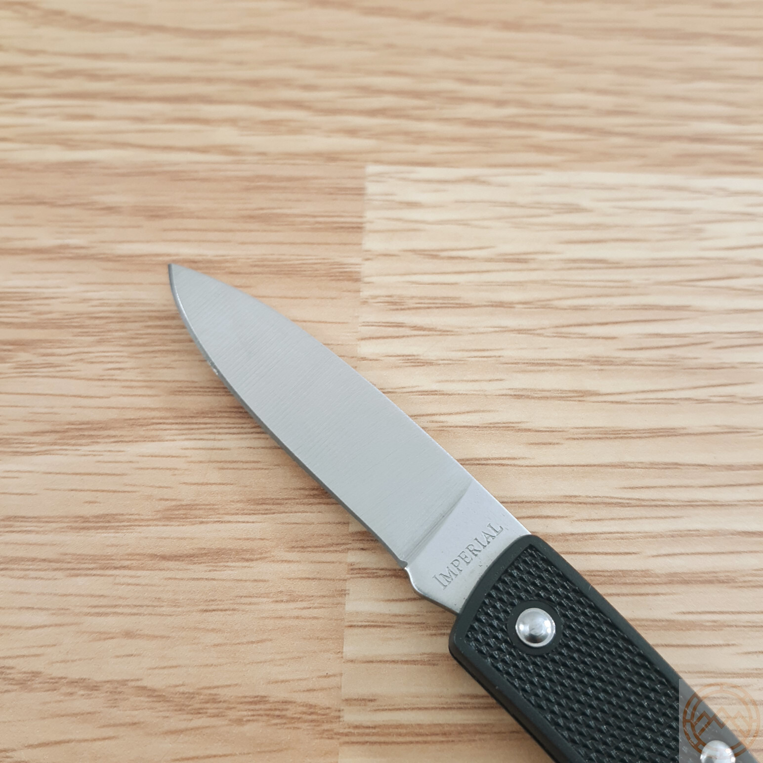 Schrade Imperial Folding Knife 2.25″ Stainless Steel Blade Black Plastic Handle