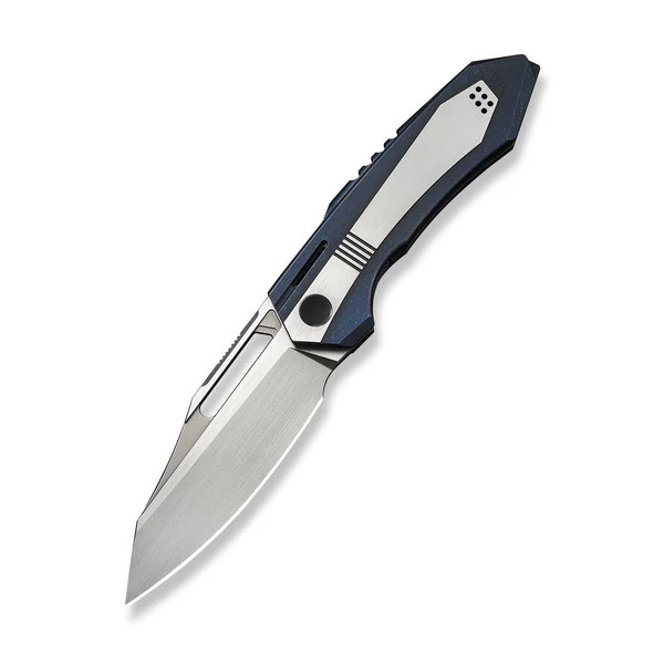 WE Knife Bogey 1/210 23088-3 Satin & Blue Titanium M390 Stainless Steel Knives
