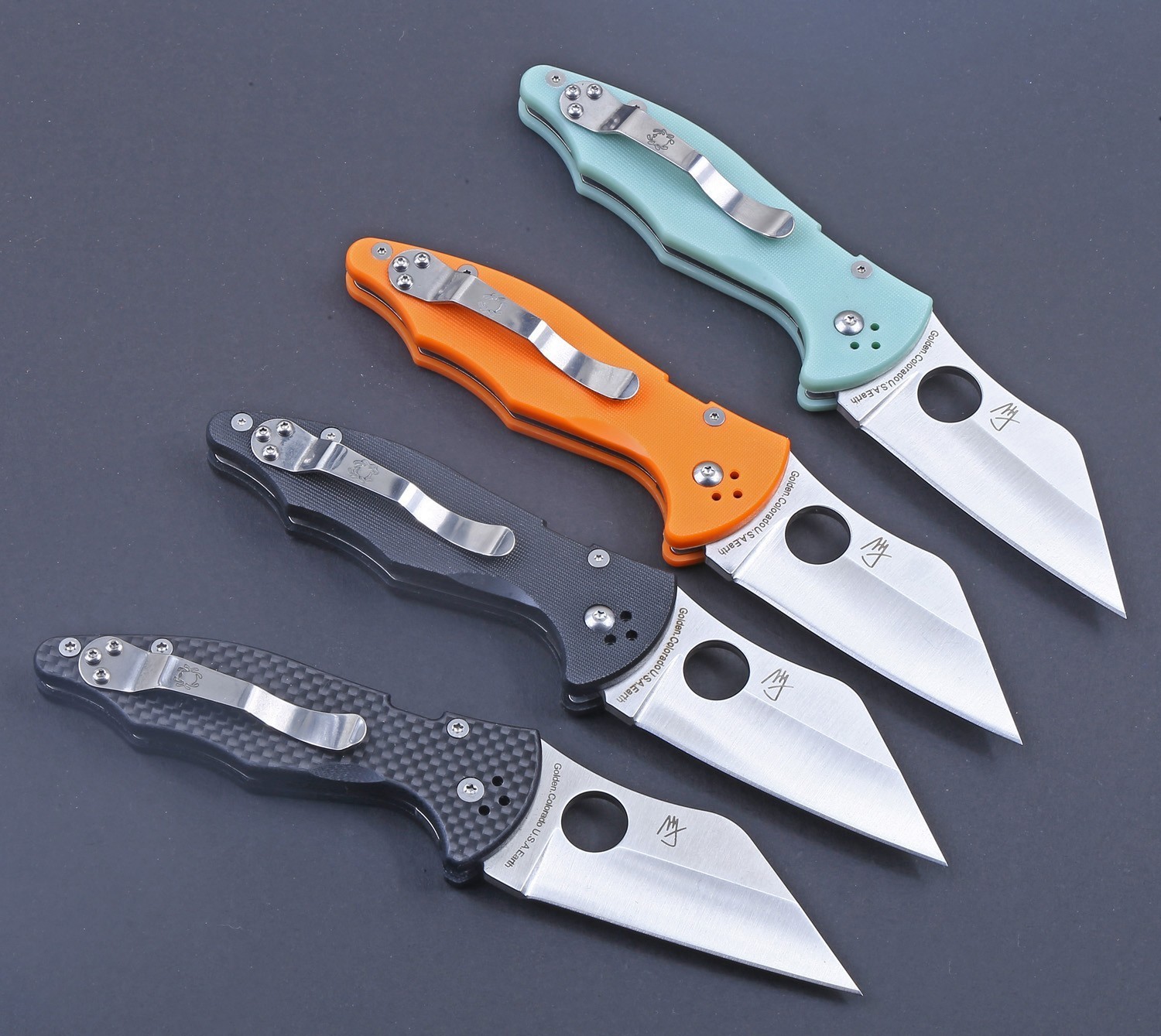 Micro Jimbo C85 Folding Pocket Knife Orange G10 Tactical Survival Outdoor Knives