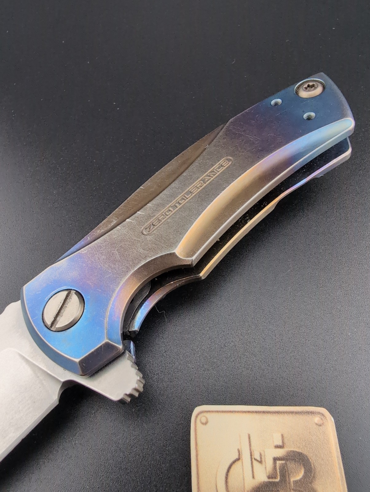 Zero Tolerance – ZT 0900 Les George Flame Anodized Titanium – BS-69