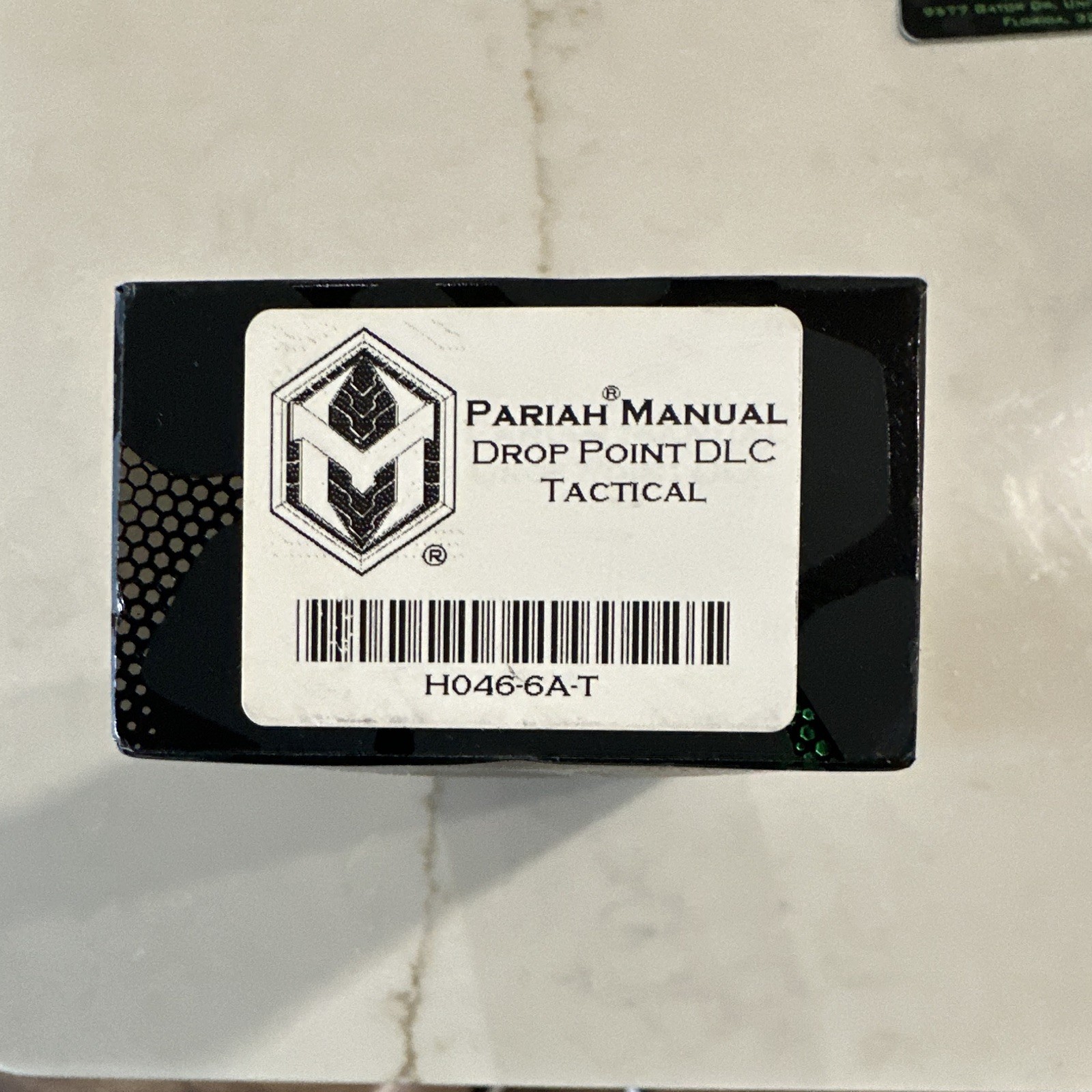 Heretic Knives Pariah H046-6A-T Manual Pocketknife Drop Point Plain Button Lock