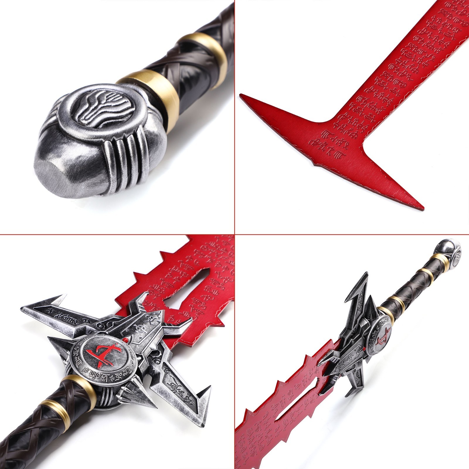 45 inchs The Crucible Blade Sword Metal Replica with Display Stand
