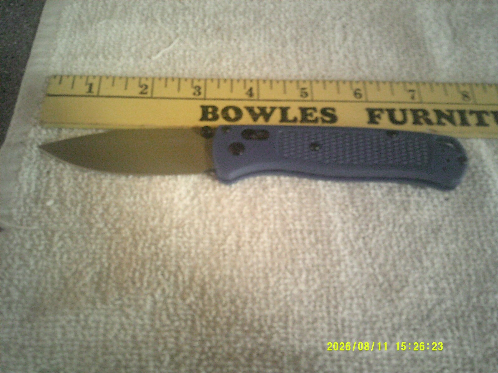 Benchmade Bugout 535 Blue Class Handle CPM-S30V AXIS Lock Folding Knife