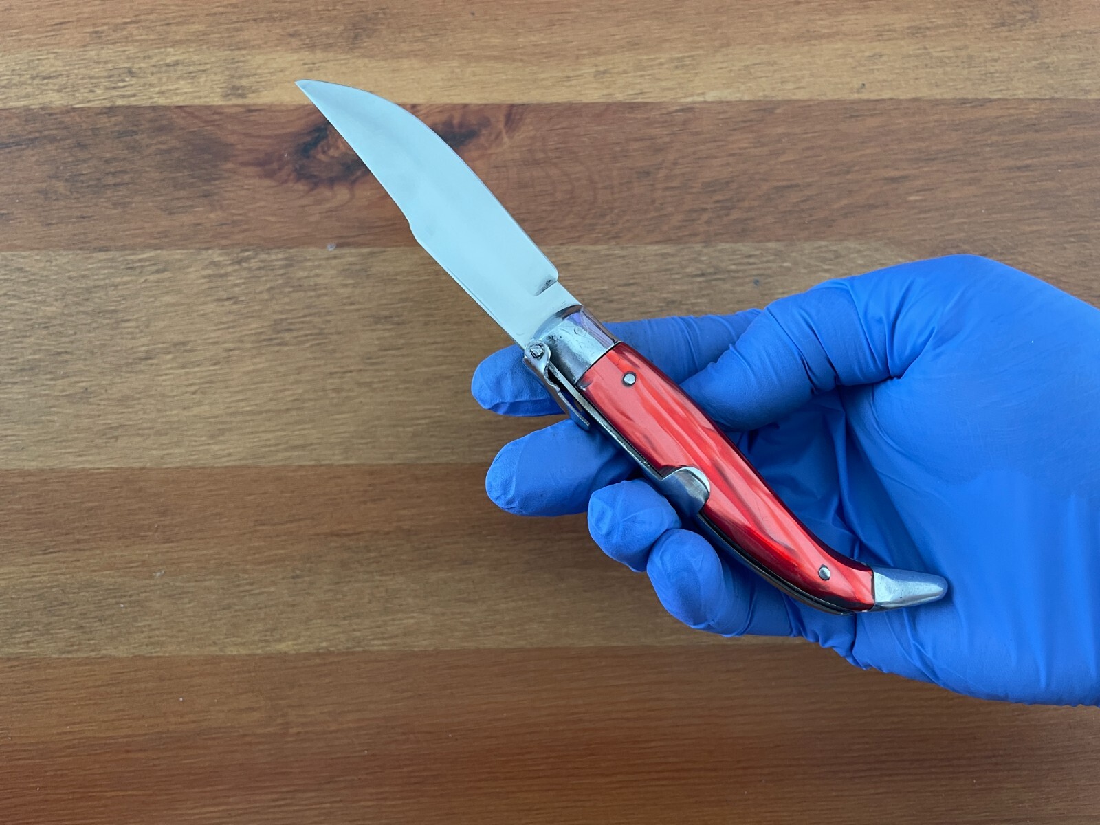 3.3″ Spanish Navaja Pocket Knife Celluloid Scales Handcrafted in Spain US Seller