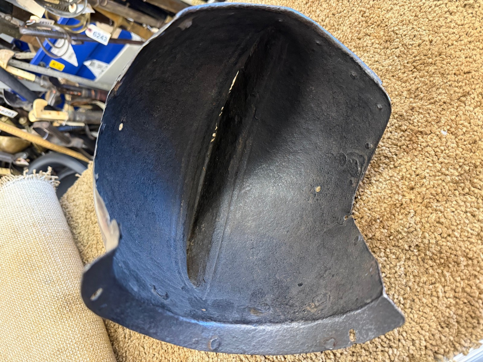 Very Fine Skull Of A Burgonet Helmet Possibly French Circa 1600
